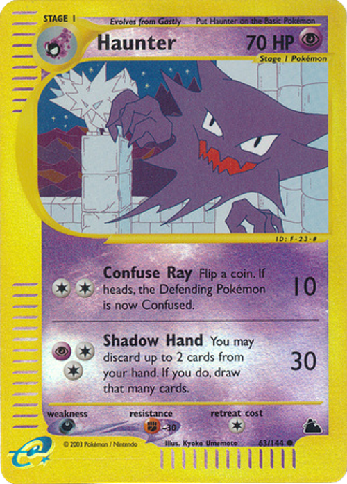 Haunter - 63/144 - Common Reverse Holo、mySite、waistdrama