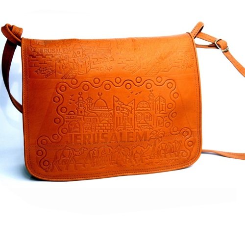  Holy Land Market Laptop or Business Original Leather Bag - (30x26x8 cm OR 12x10x3 inches)、mySite、elrpsem3k