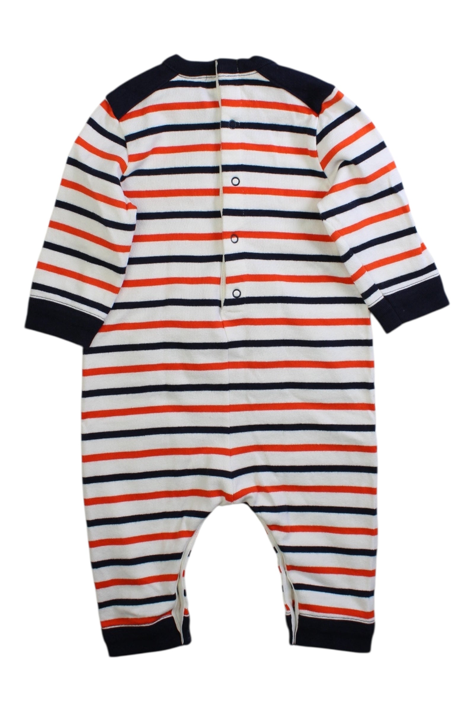 Petit Bateau Striped Long Sleeve Romper 3-6M、mySite、g9winljtr