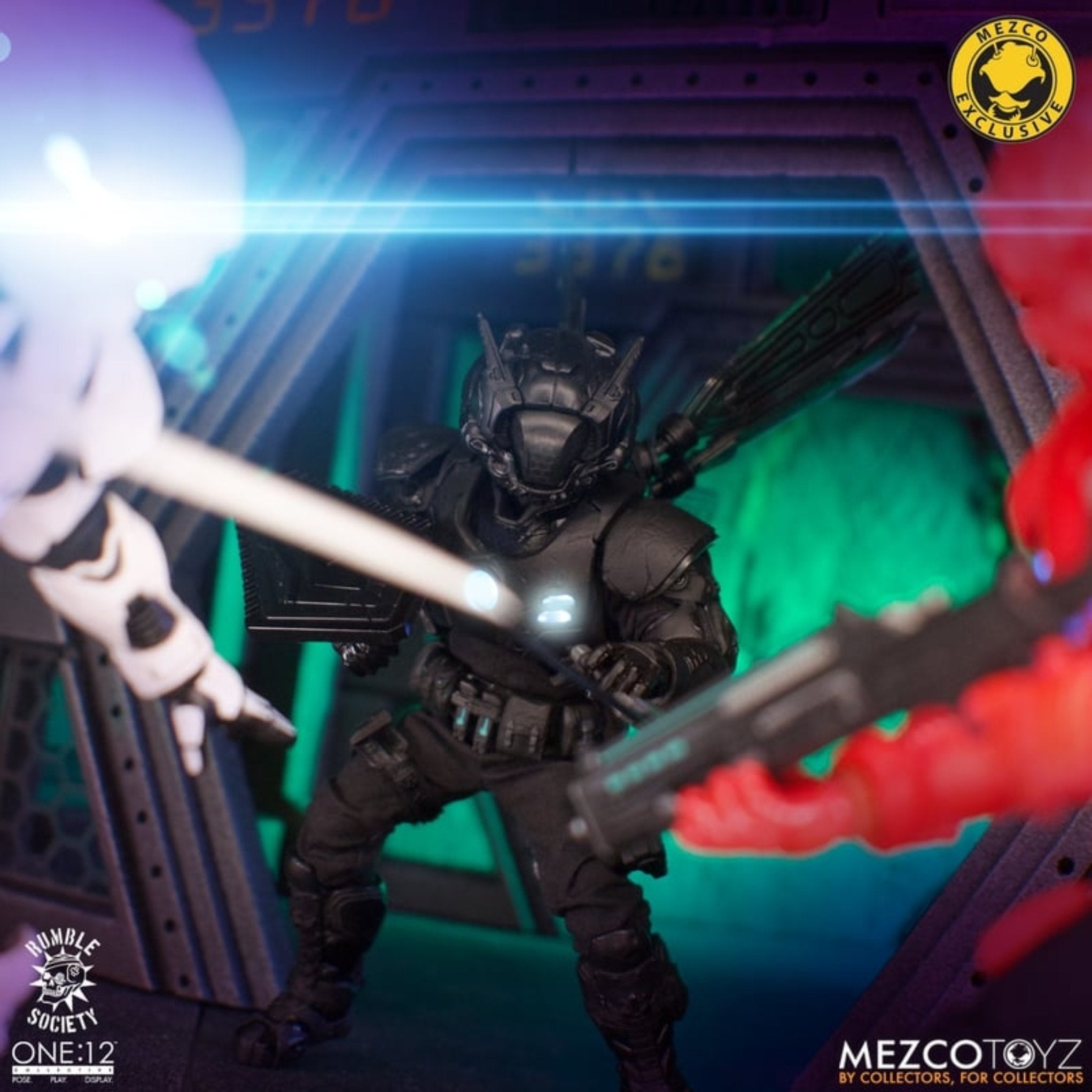 Rumble Society Mezvo One-12 Collective Rumble Society Krig-13: Eradicator Hornet Edition (Former Mezco Store/Convention Exclusive)、mySite、hgirdovlk