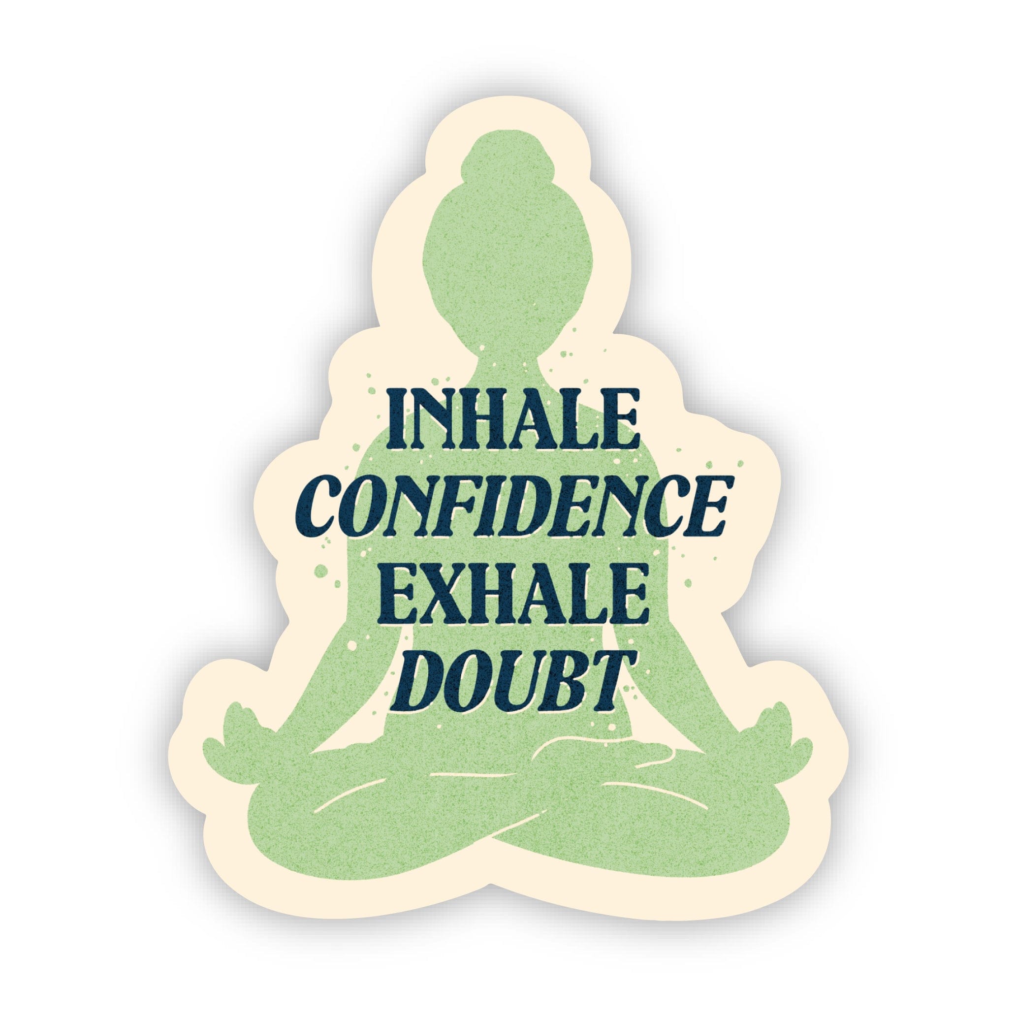  Inhale Confidence, Exhale Doubt Pilates Sticker、mySite、ghnorth