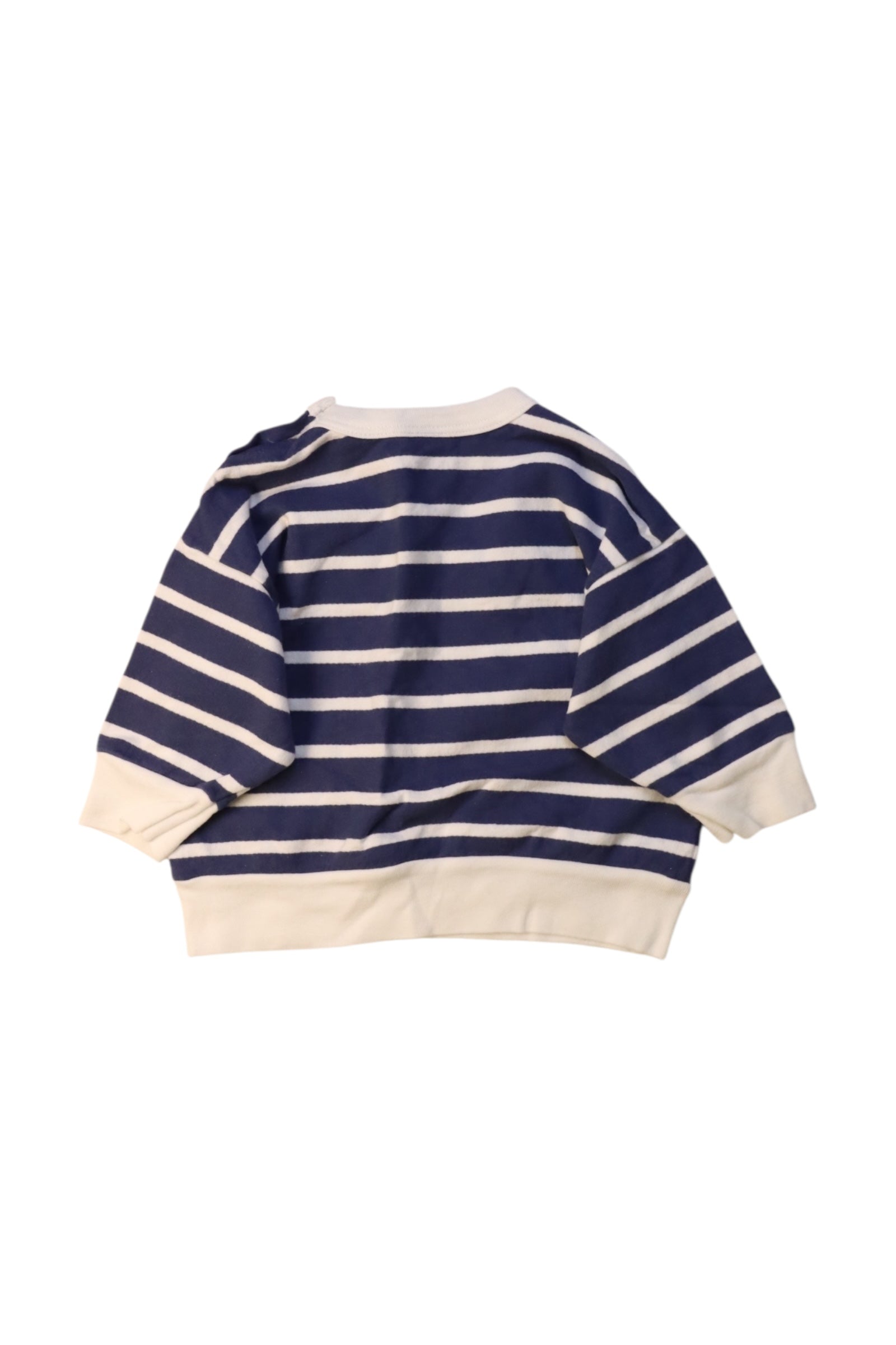 Petit Bateau Striped Crewneck Sweatshirt 0-3M、mySite、g9winljtr