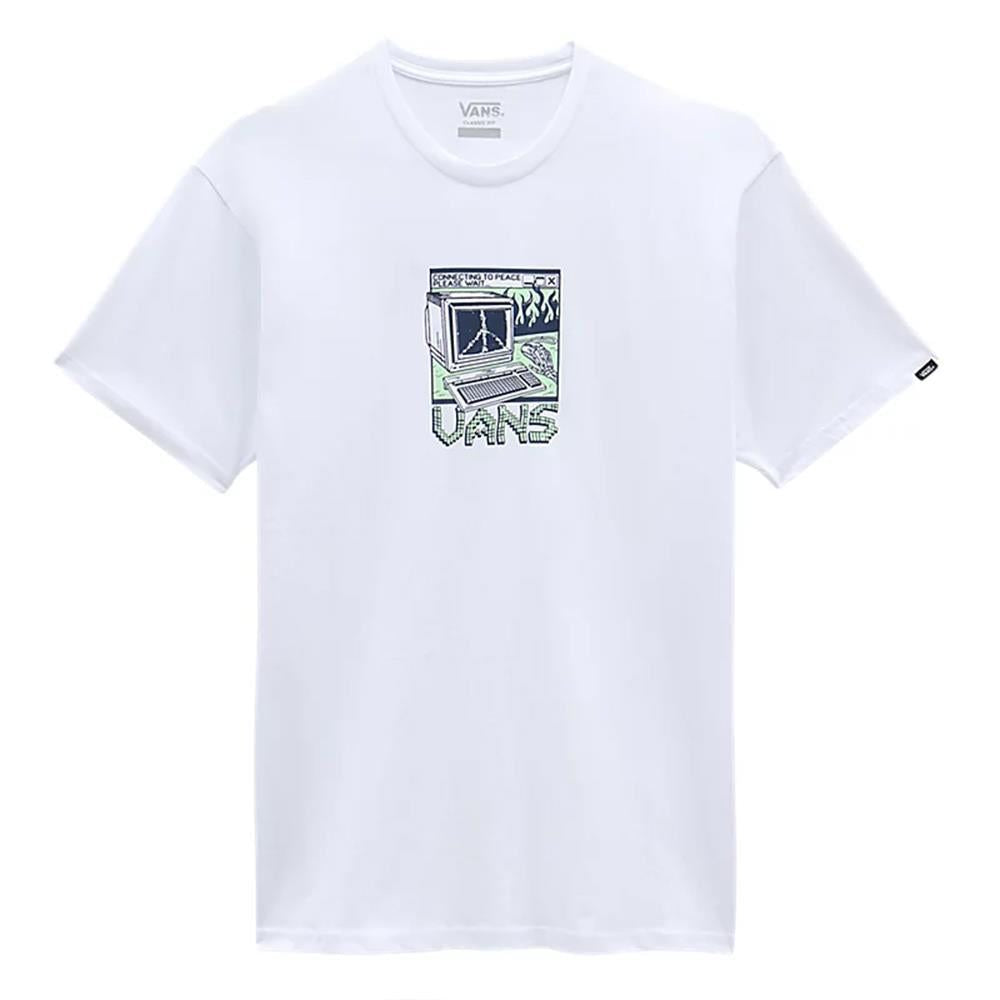  Vans Throwback Peace Machine T-Shirt - White、mySite、merchandisen