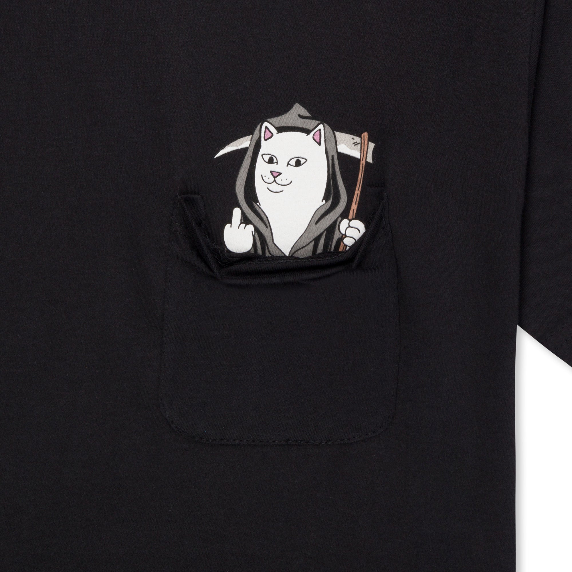  Grim Lord Nermal Pocket Tee (Black)、mySite、merchandisen