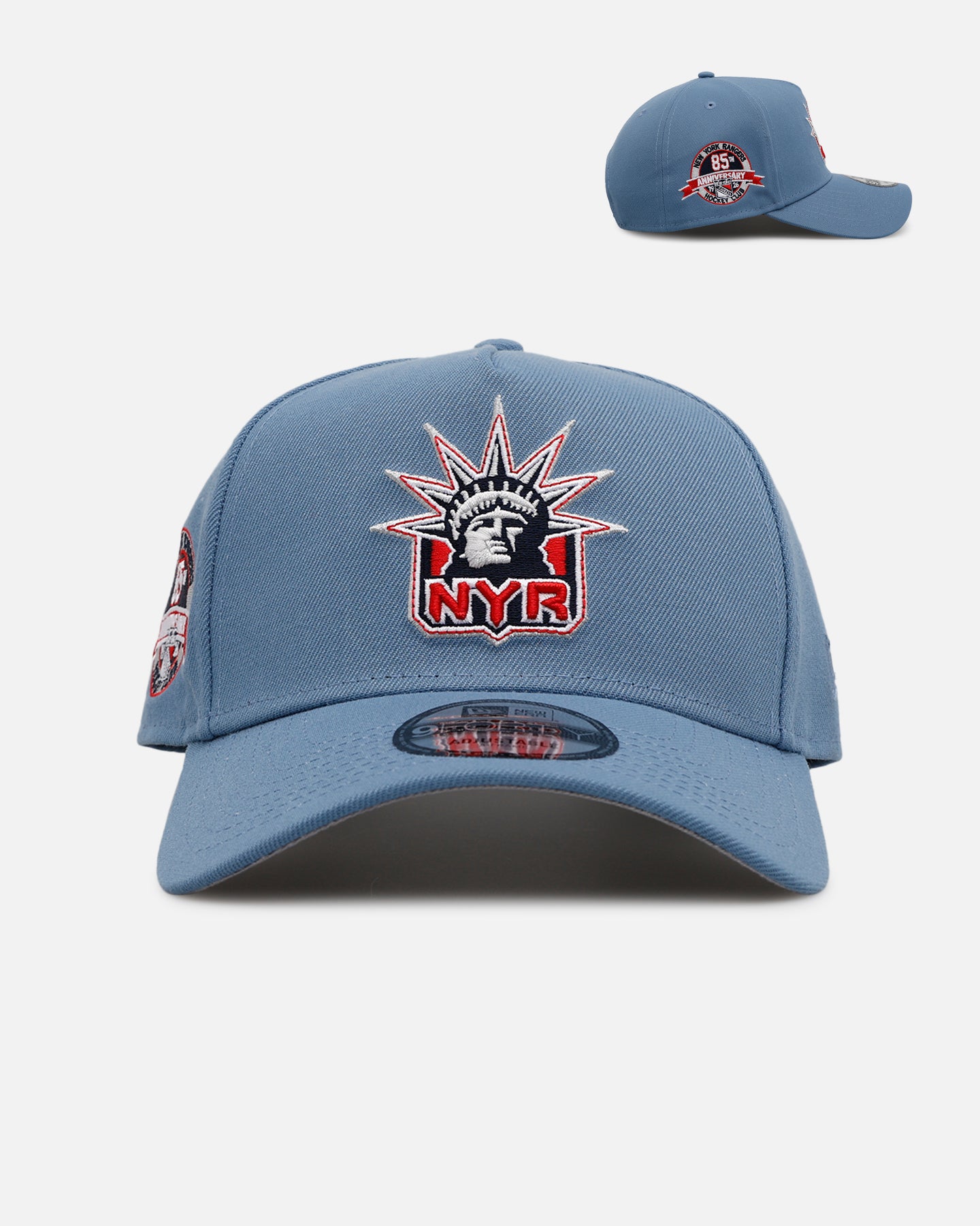 New Era New York Rangers 'Faded Blue' 9FORTY A-Frame Snapback Faded Blue、mySite、zt4zffjzw