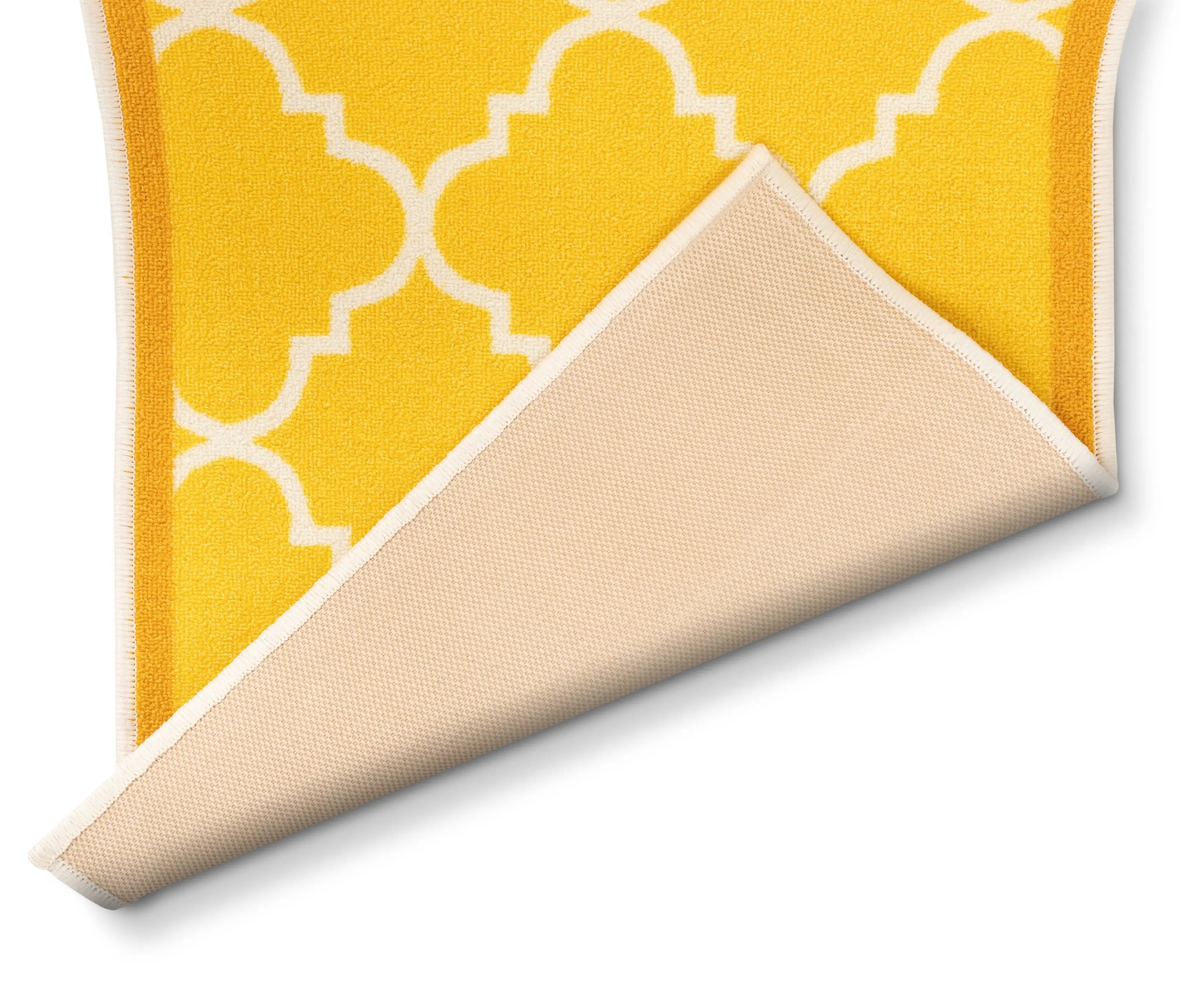 Brooklyn Trellis Custom Size Runner Modern Gold Select Your Width x Choose Your Length Machine Washable Hallway Runner Rug、mySite、gigharbornorthrealestate