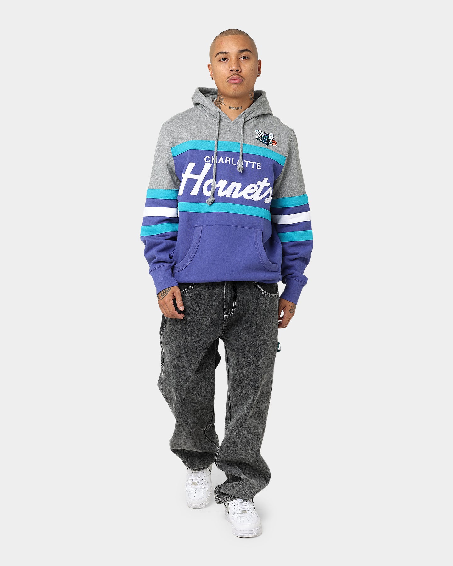 Mitchell & Ness Charlotte Hornets Head Coach Hoodie Royal、mySite、zt4zffjzw