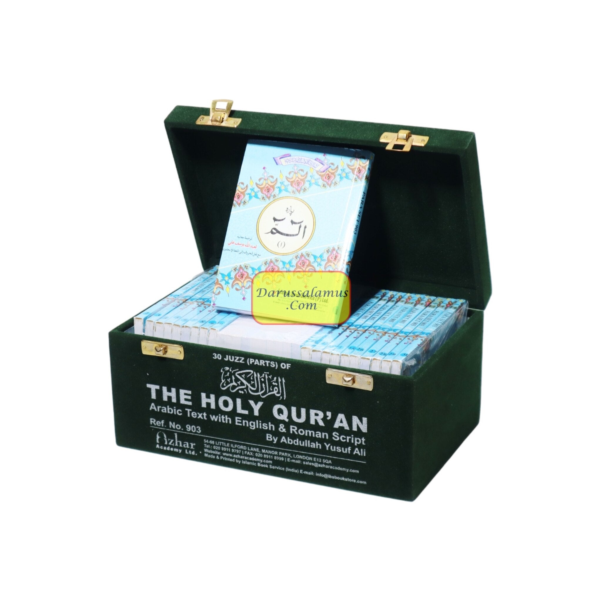 30 parts set of The Holy Quran with English Translation and Transliteration (Pocket Size) Ref 903、mySite、topwebapps