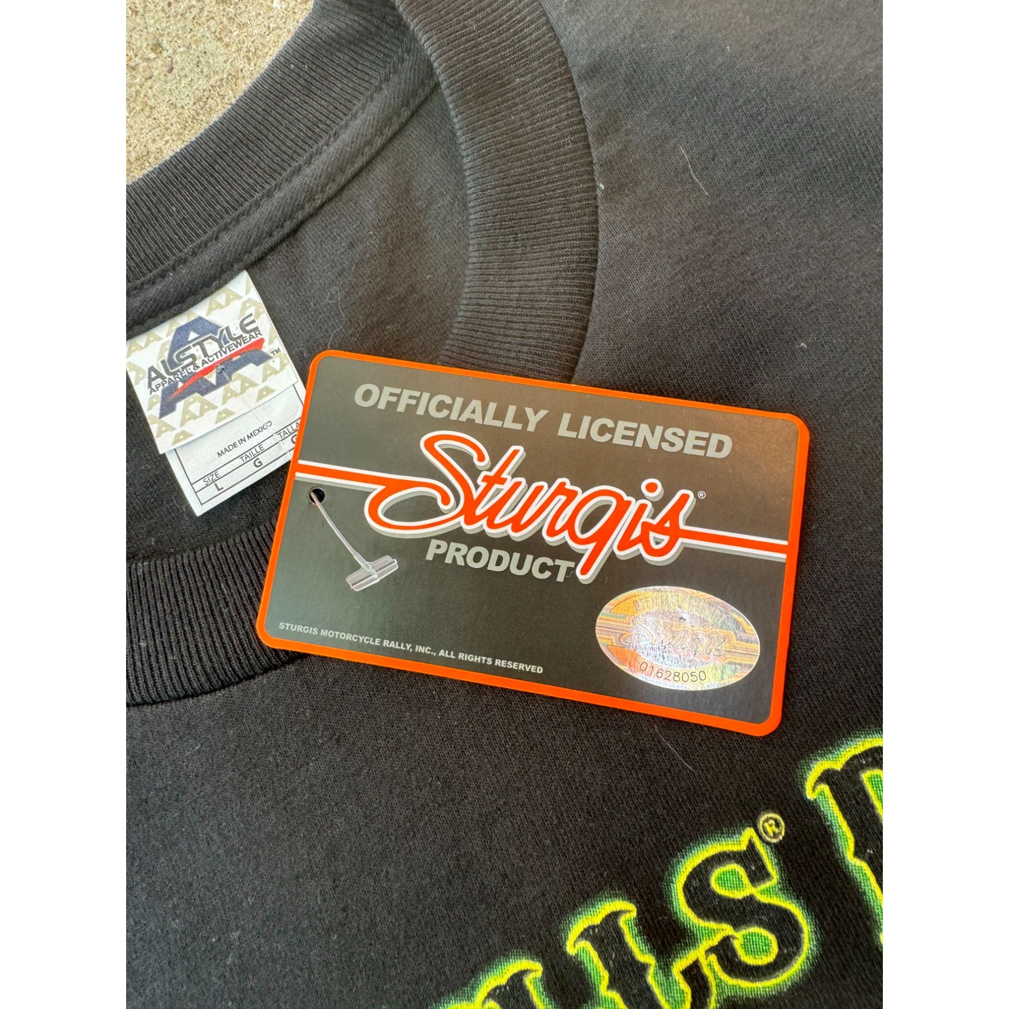 NWT 2014 Sturgis Wild Bill 74th Black Hills Rally Motorcycle Graphic Tee Large、mySite、garagedoors4me
