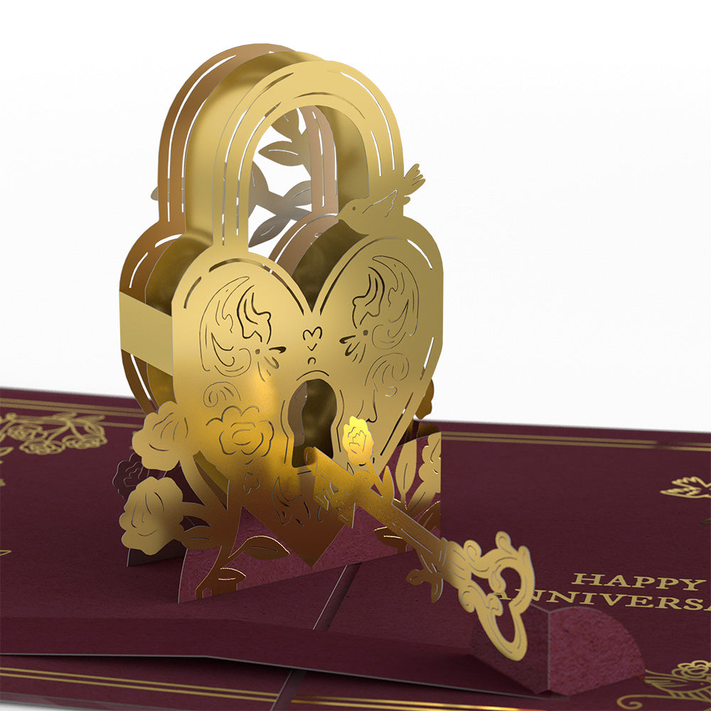 Key To My Heart Anniversary Pop-Up Card、mySite、solidvoid