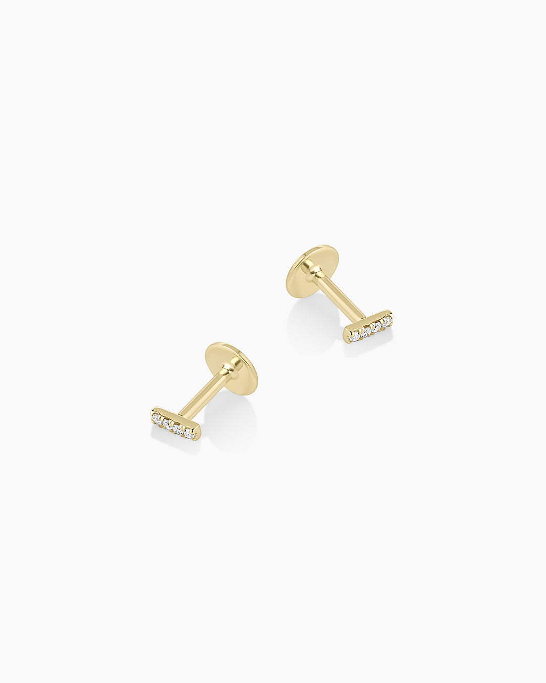 Diamond Pavé Bar Flat Back Studs、mySite、hinf8tx79