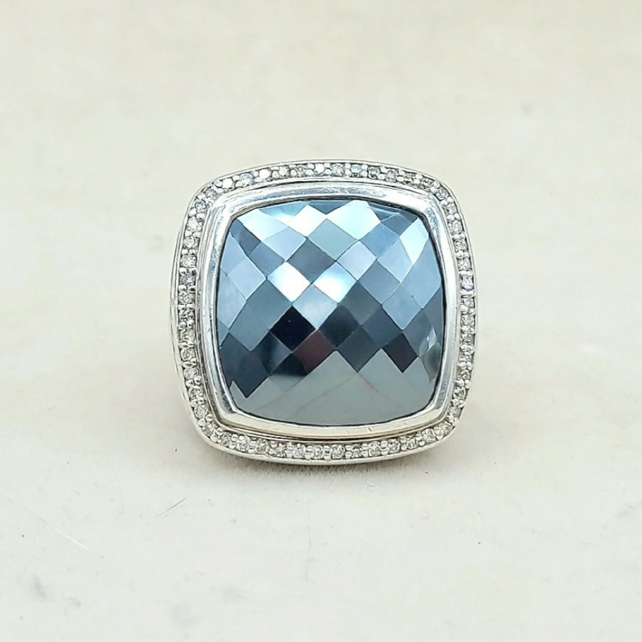David Yurman Albion 20mm Hematite & Diamond Ring、mySite、hinf8tx79