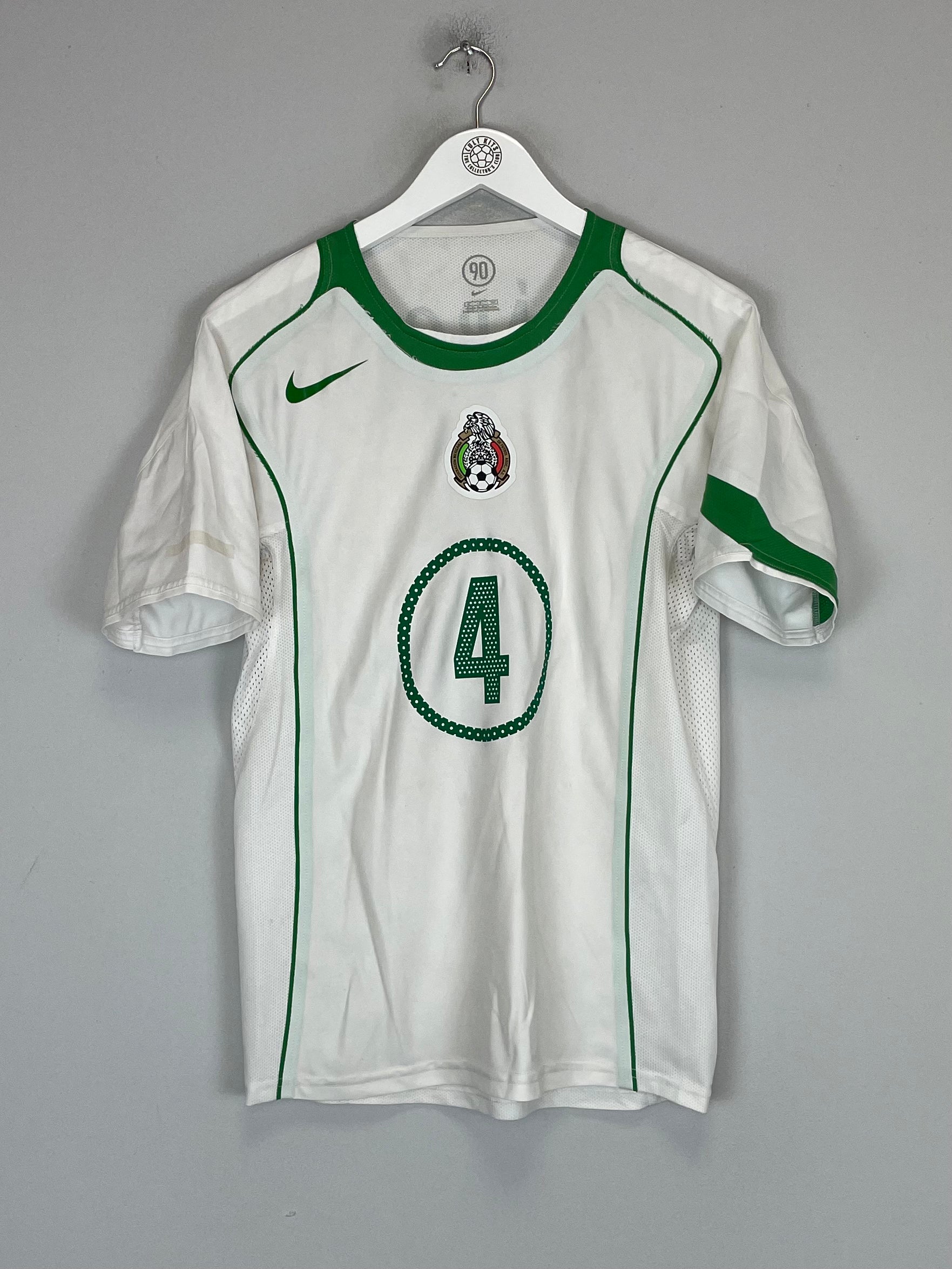 2004/06 MEXICO R.MARQUEZ #4 *PLAYER ISSUE* AWAY SHIRT (S) NIKE、mySite、sh2004/06 MEXICO R.MARQUEZ #4 *PLAYER ISSUE* AWAY SHIRT (S) NIKE、mySite、glenpowelloop_name