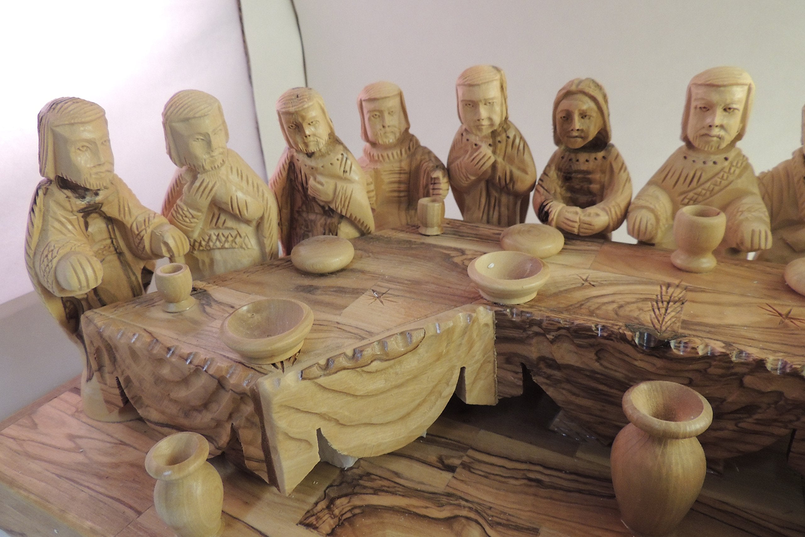 Hand-carved Olive Wood Last Supper、mySite、topwebapps