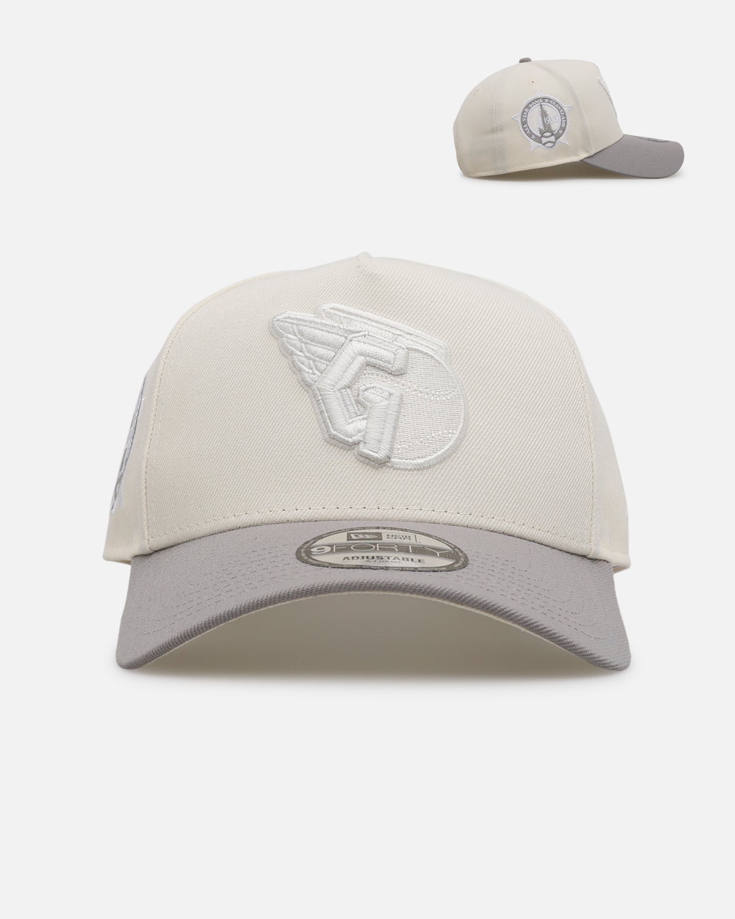 New Era Cleveland Guardians 'Too Clean' 9FORTY A-Frame Snapback Chrome、mySite、zt4zffjzw