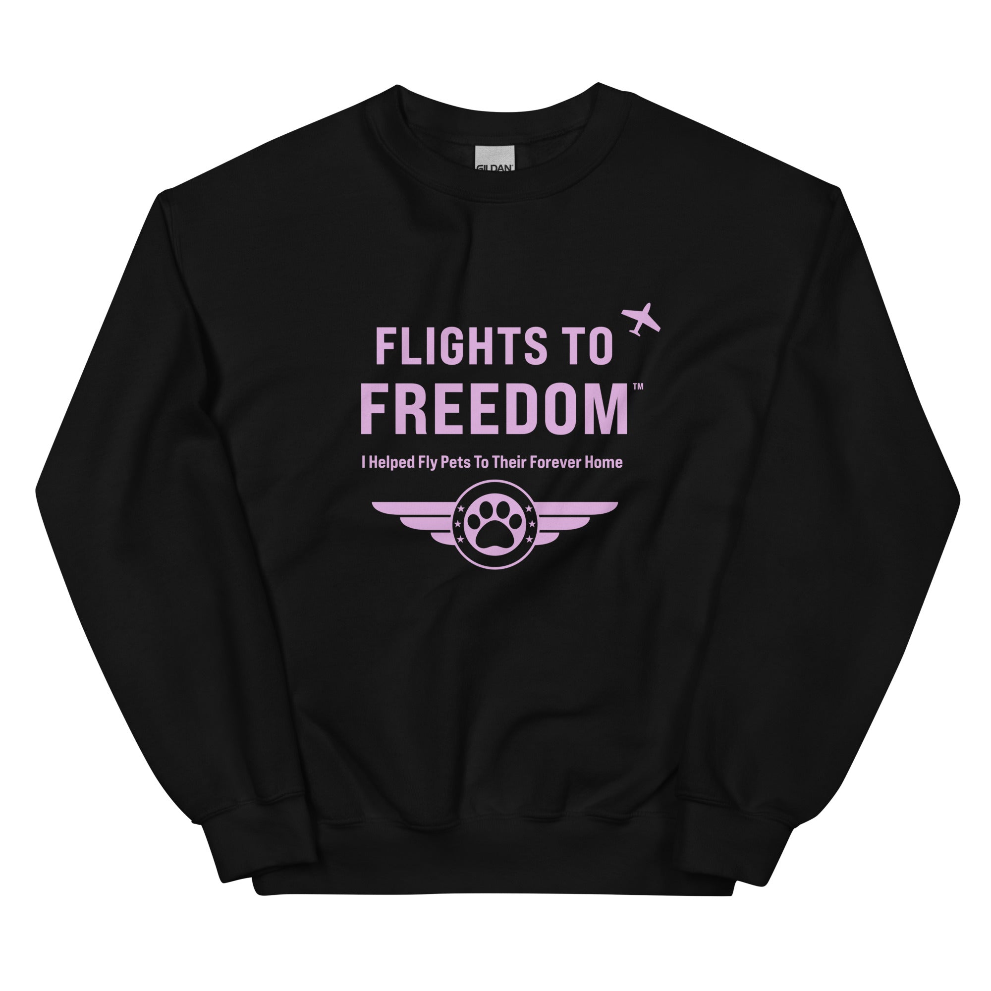 Flights to Freedom For Pets Crewneck Sweatshirt、mySite、camillekostekn