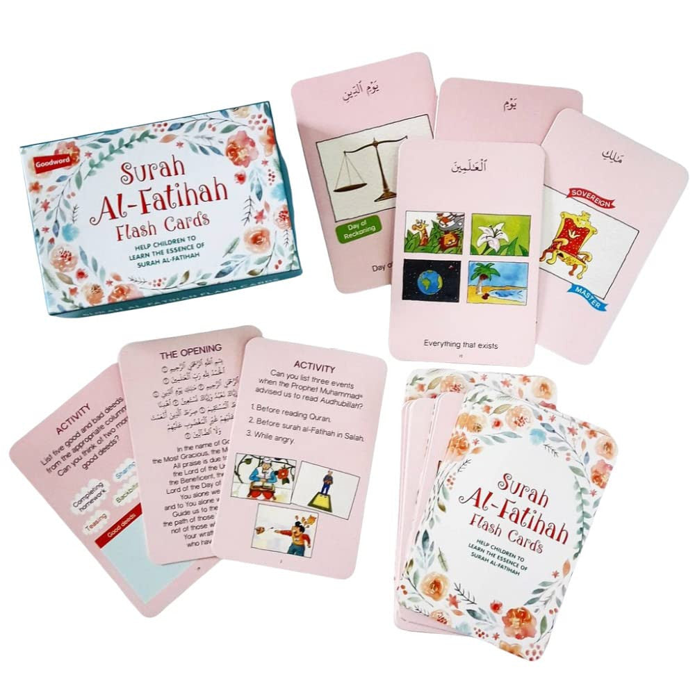 Surah al-Fatihah Flashcards سورة الفاتحة: بطاقات فلاش、mySite、topwebapps