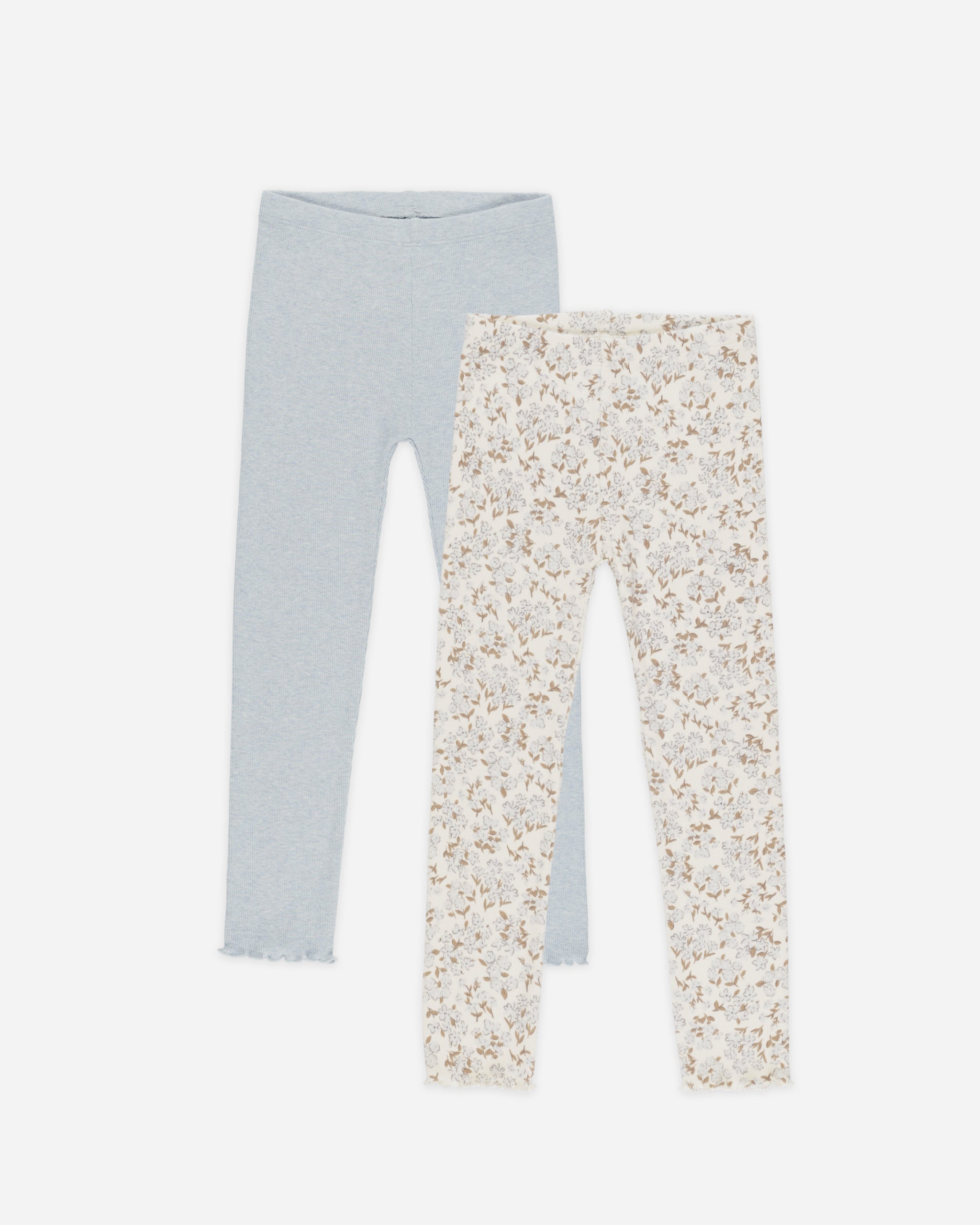  Ribbed Legging Set || Blue Ditsy, Light Blue、mySite、layawaytickets