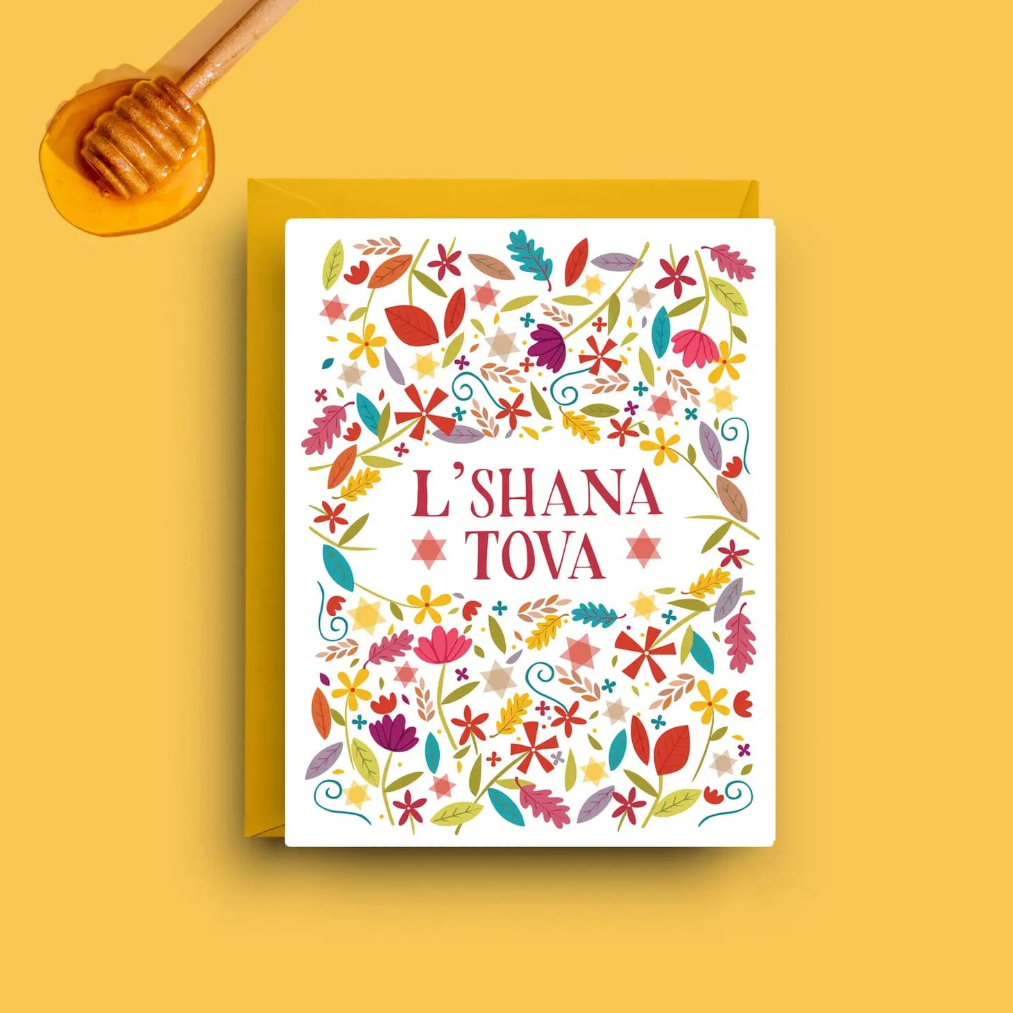 Floral Rosh Hashanah Greeting Cards, Box of 6、mySite、topwebapps
