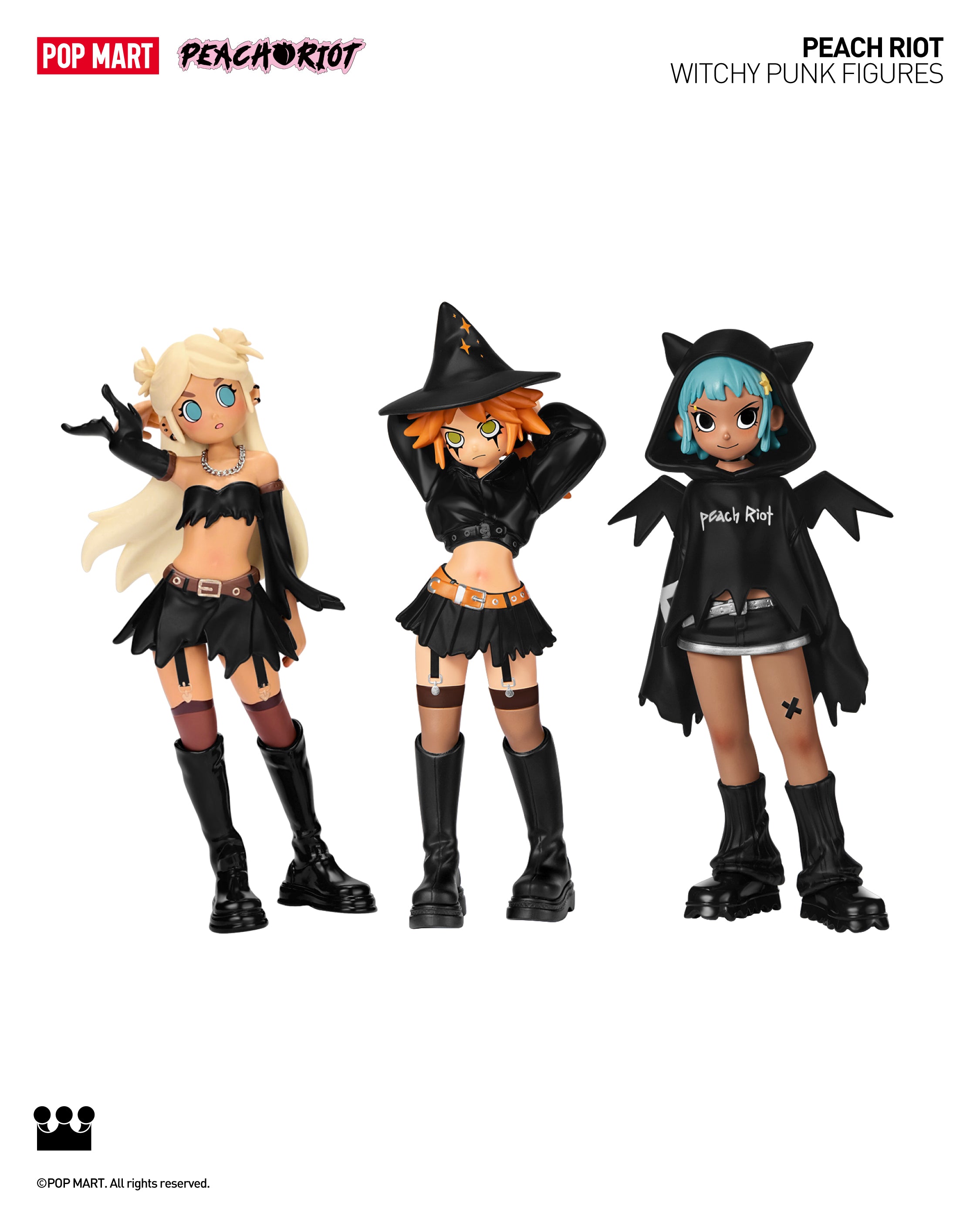  POP MART Peach Riot Witchy Punk Figures、mySite、greenlandpopulation