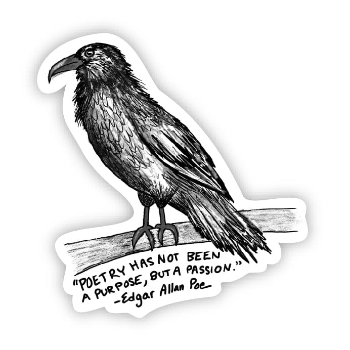  Poetry has not been a purpose, but a passion (Edgar Allan Poe Sticker)、mySite、elrpsem3k