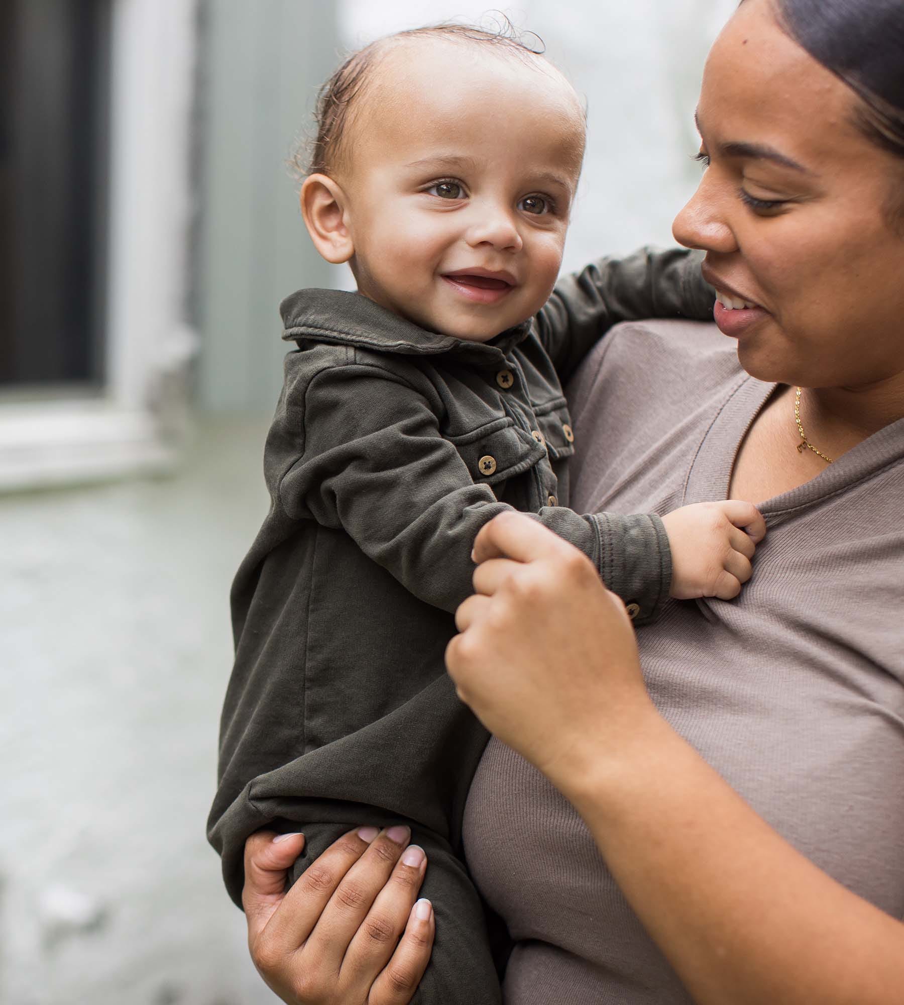 Button Down Organic Cotton Jumpsuit - Shadow、mySite、g9winljtr