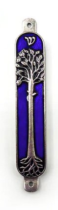  Blue Tree of Life Mezuzah、mySite、elrpsem3k