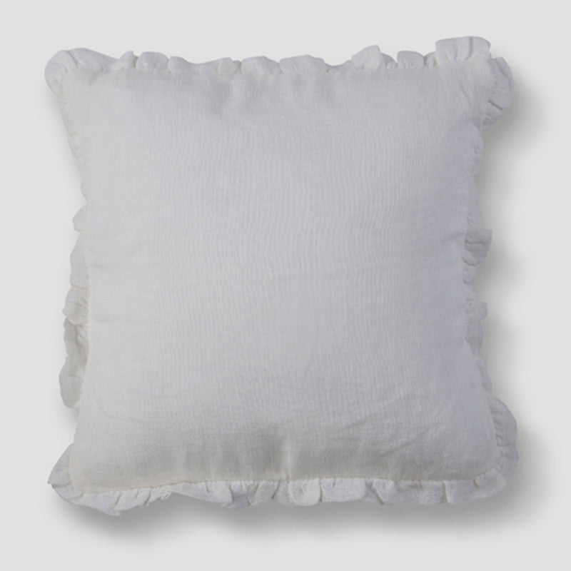 Linen Cushion Cover | Ivory | 45 x 45 cm、mySite、camillekostekn