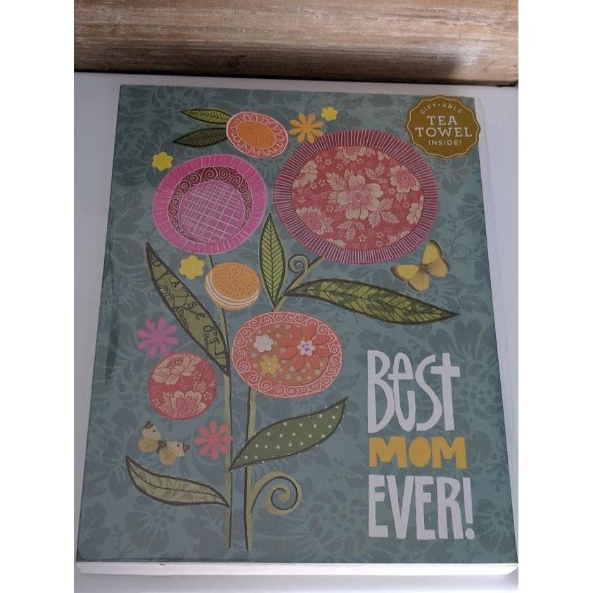 Best Mom EVER Tea Towel with Card-Great Gift Idea! *、mySite、g9winljtr