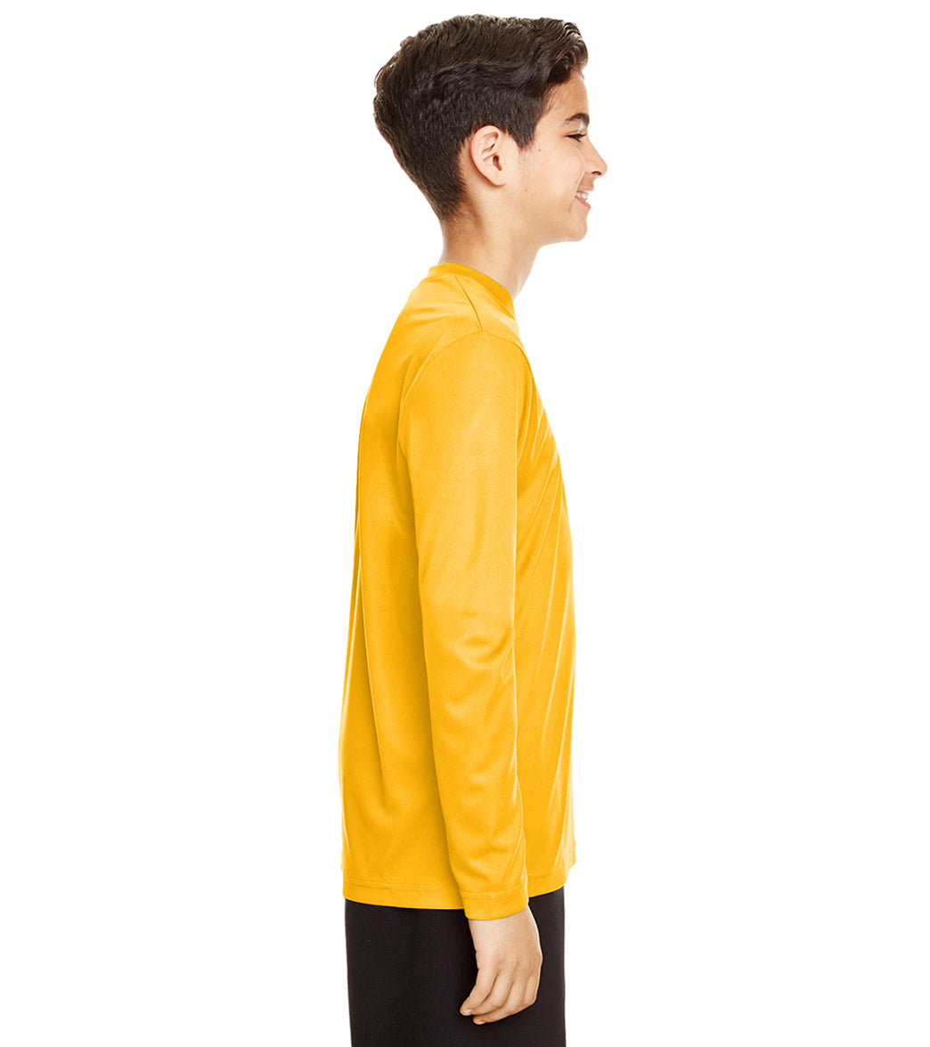 Team 365 Youth Zone Performance Long Sleeve T-Shirt、mySite、noshort