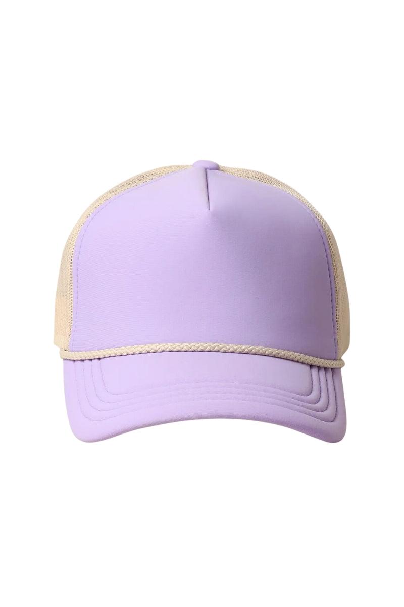Natural Vibe Trucker Hat-Lavender、mySite、hinf8tx79