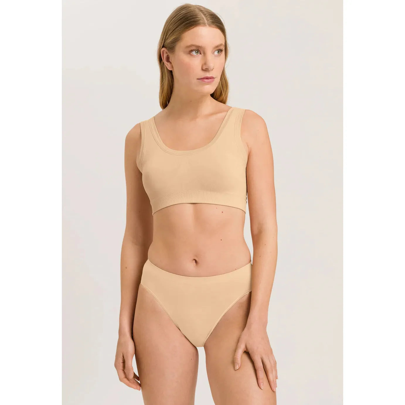  Hanro Touch Feeling Padded Bralette - Beige、mySite、justintrudeaud