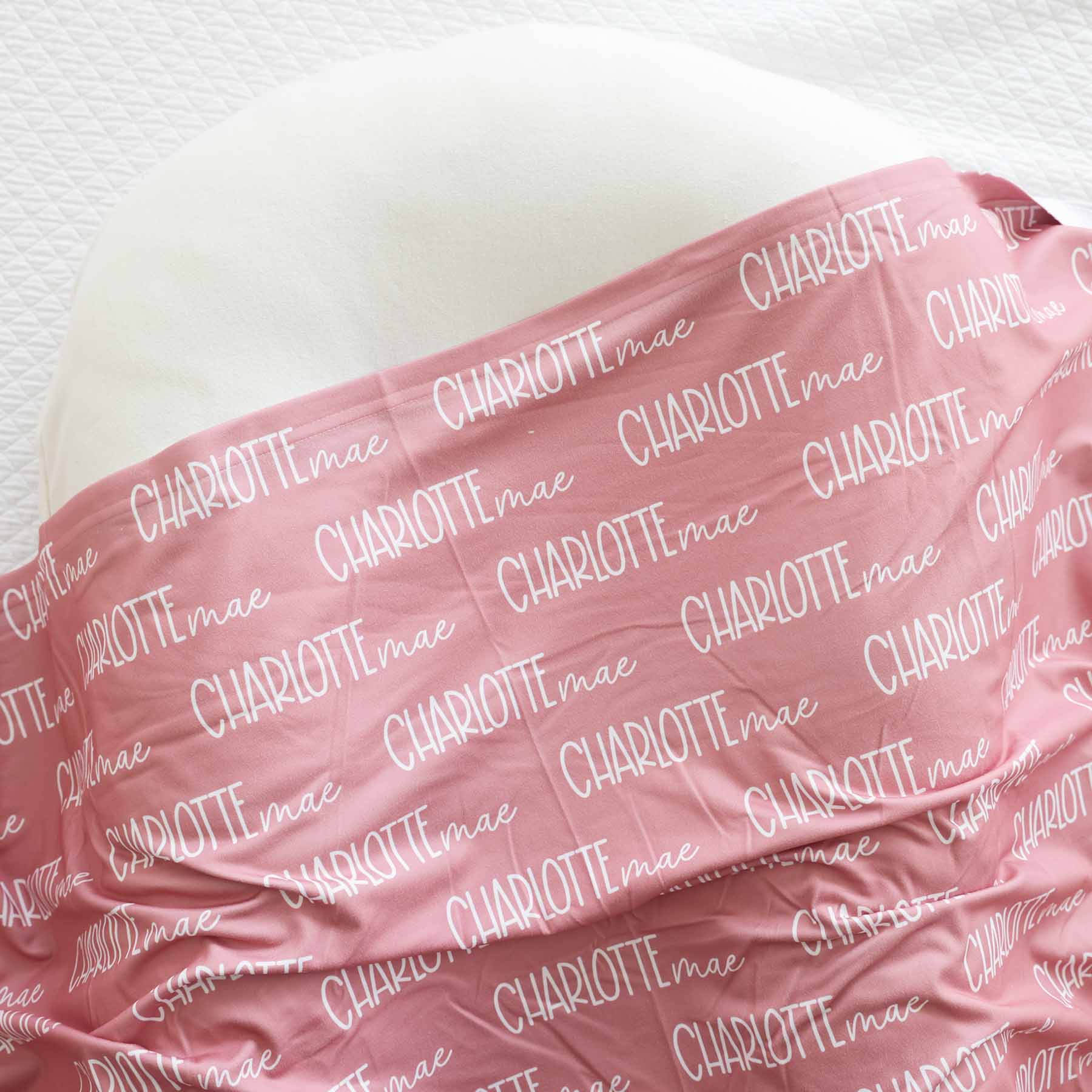  Personalized Baby Name Swaddle Blanket Font Duo | Best Selling Pinks、mySite、layawaytickets