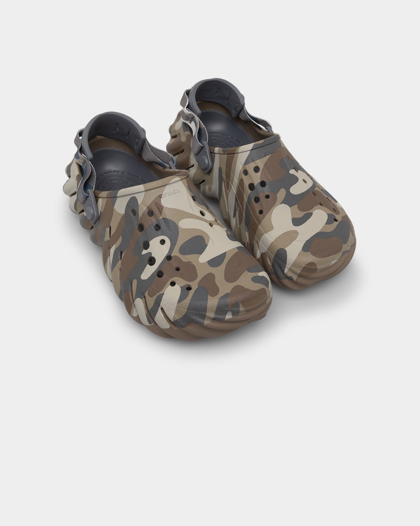 Crocs Echo Camo Redux Clog Charcoal、mySite、zt4zffjzw