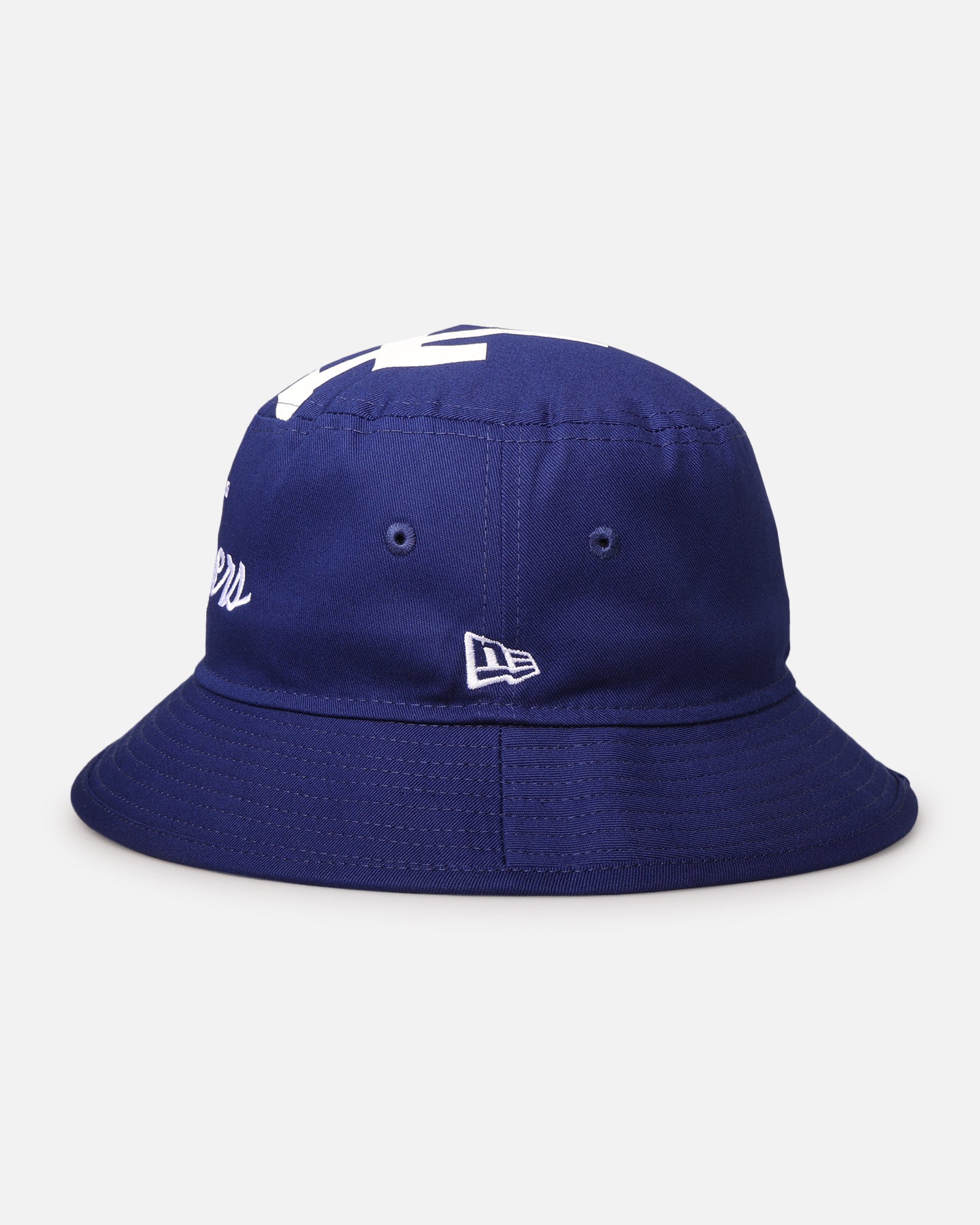 New Era Los Angeles Dodgers 'Script' Bucket Hat Official Team Colour、mySite、zt4zffjzw