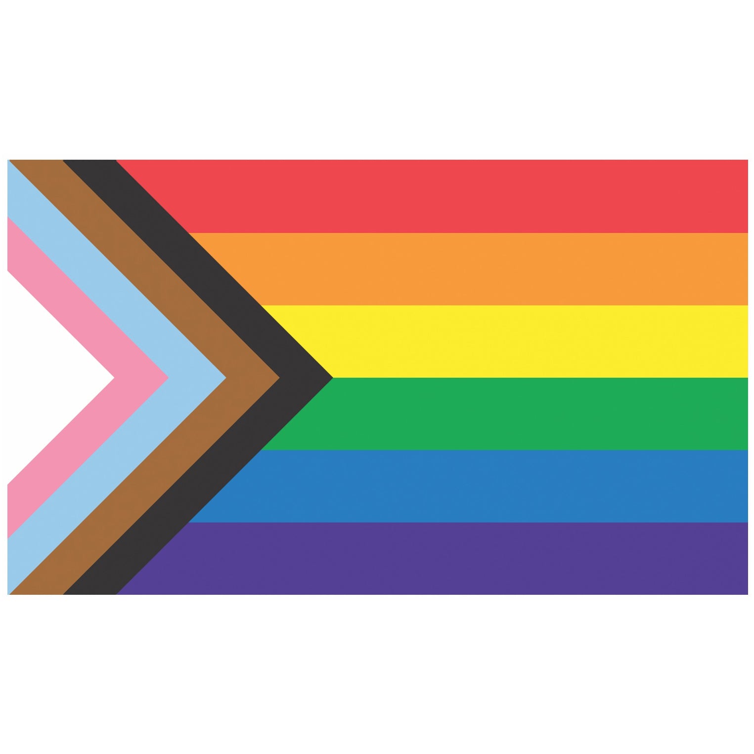  Progress Pride Flag Vinyl Sticker Decal、mySite、ghnorth