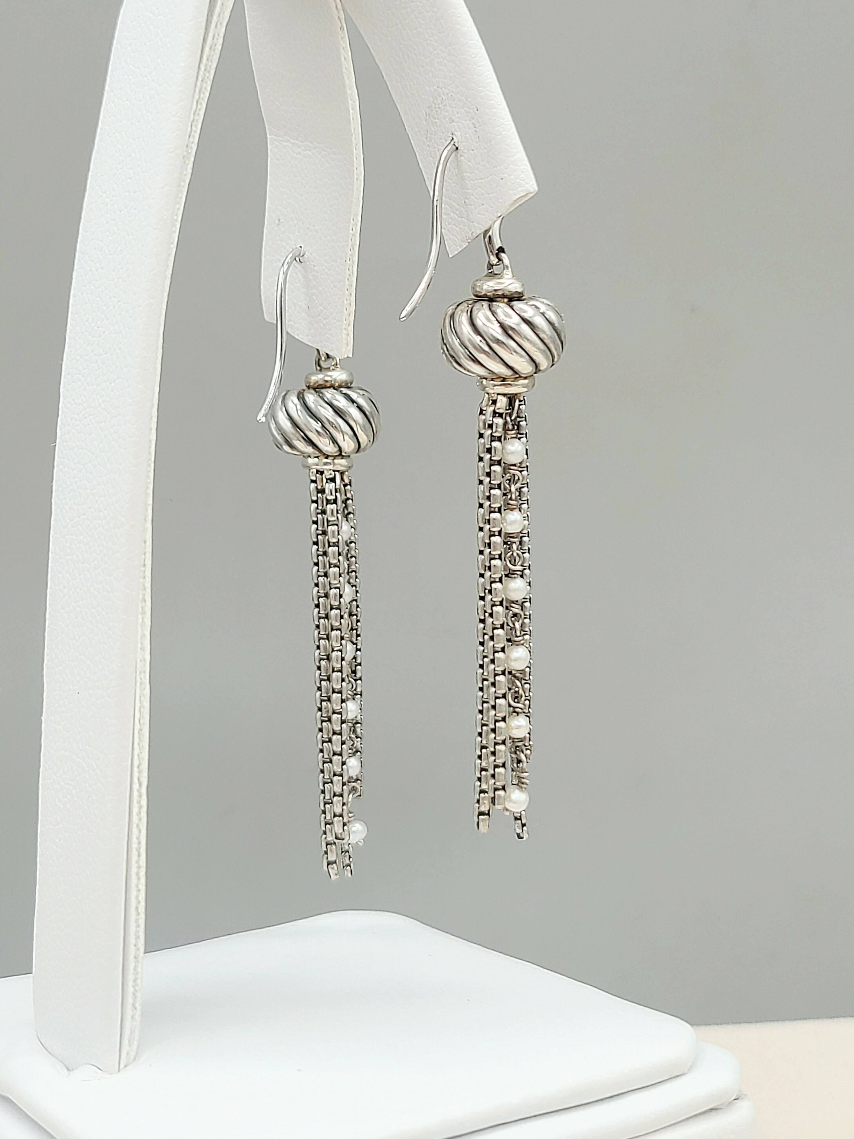 David聽Yurman聽Pearl Tassel聽Drop聽Earrings、mySite、hinf8tx79