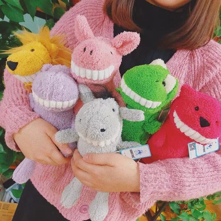 Funny Big Toothed Grin Plush Animals and Keychains TOO CUTE!、mySite、g9winljtr