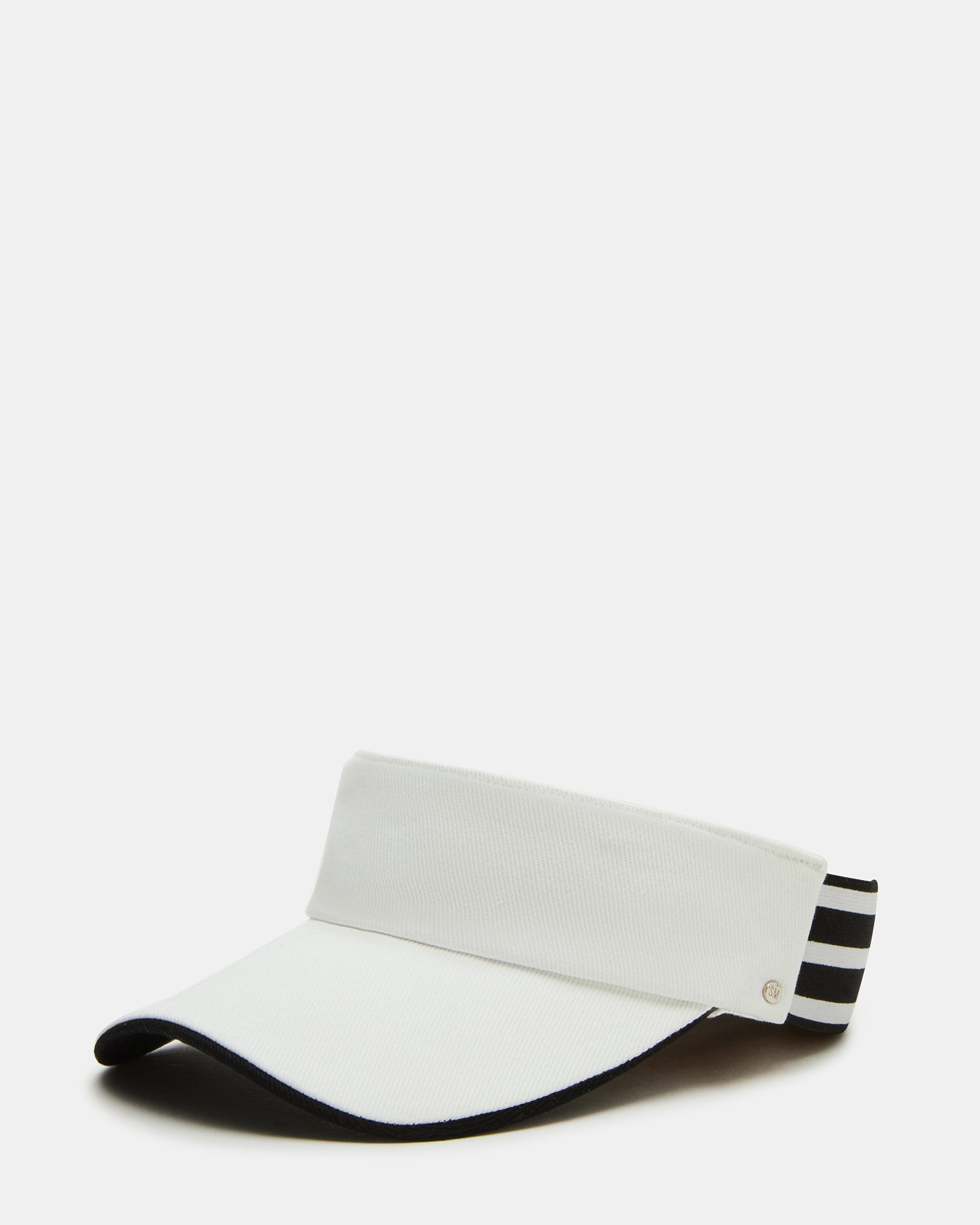 EMBROIDERED VISOR WHITE、mySite、gtrtttuynbv