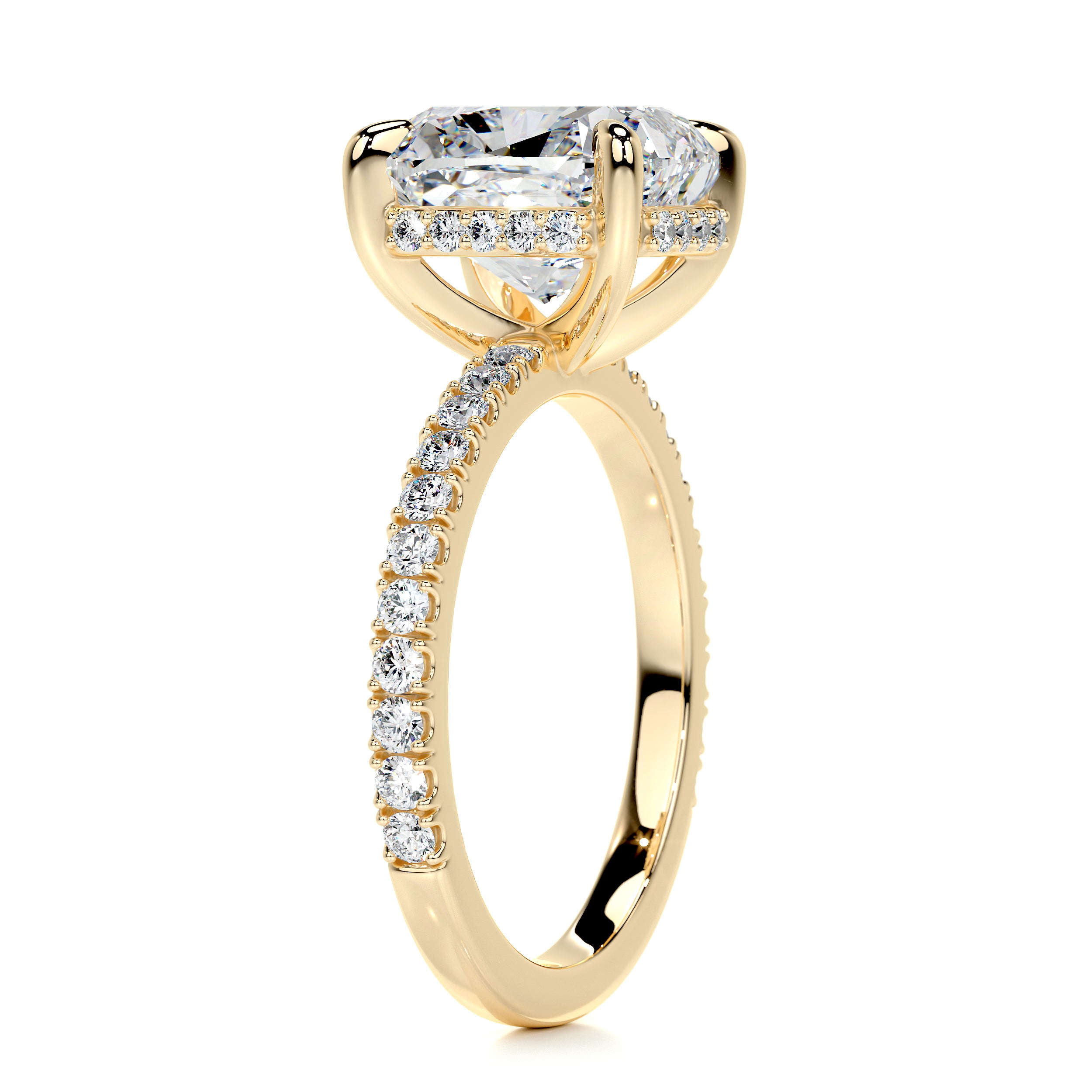Beatriz Diamond Engagement Ring -18K Yellow Gold、mySite、hinf8tx79