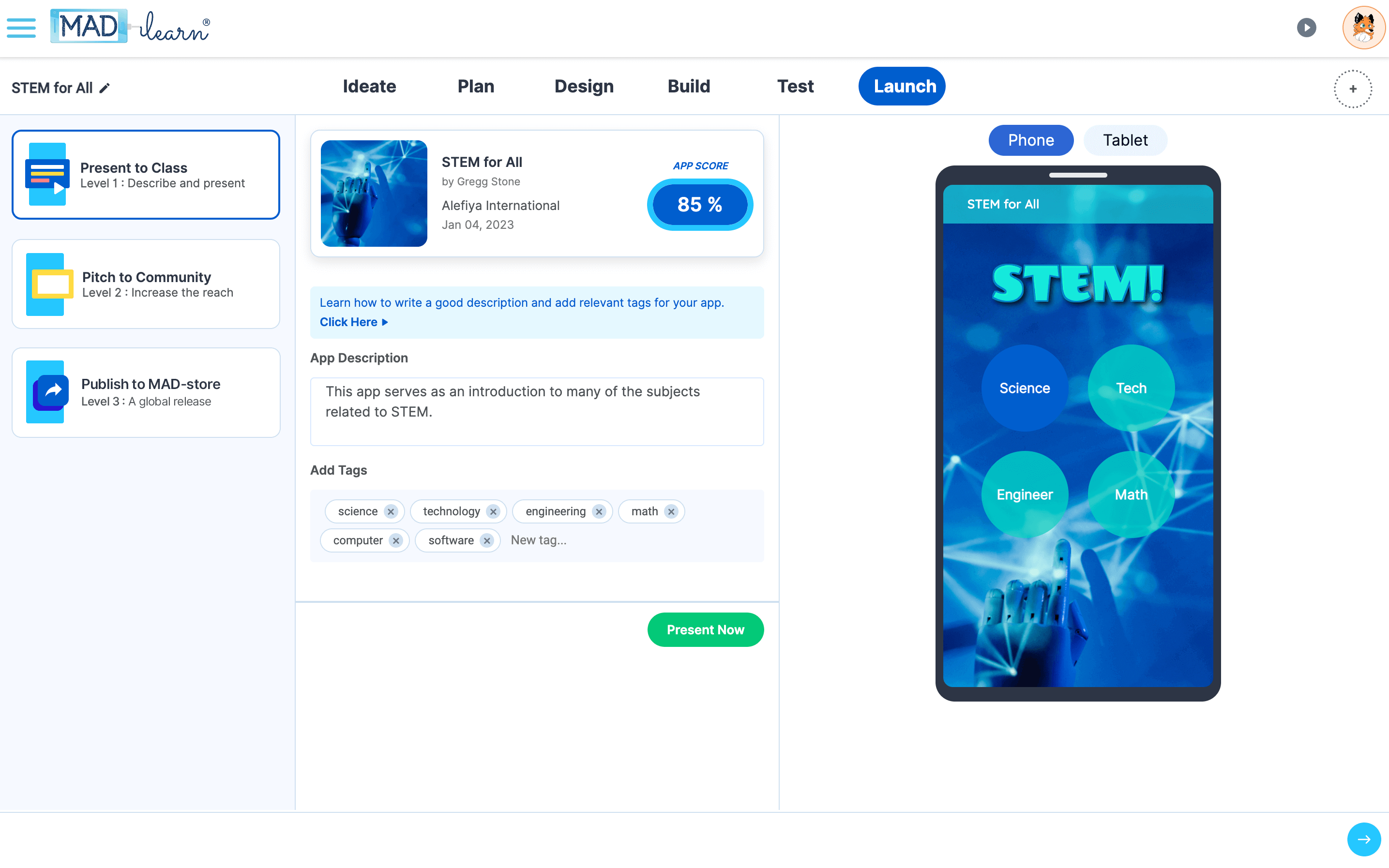 MAD-learn Classroom Package - 1 Year License、mySite、lovesweatpilates