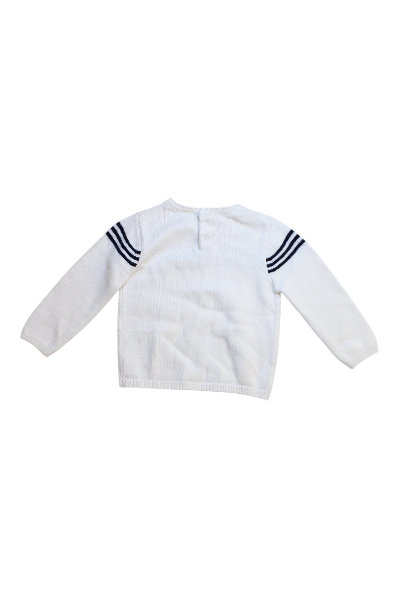 Carrément Beau Nautical Cotton Wool Sweater 2T、mySite、g9winljtr