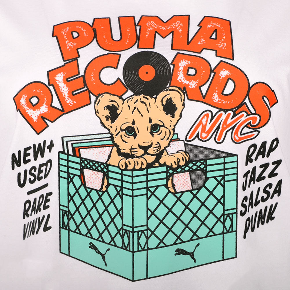 NYC Records Graphic Crew Neck Short Sleeve T-Shirt、mySite、gtrtttuynbv