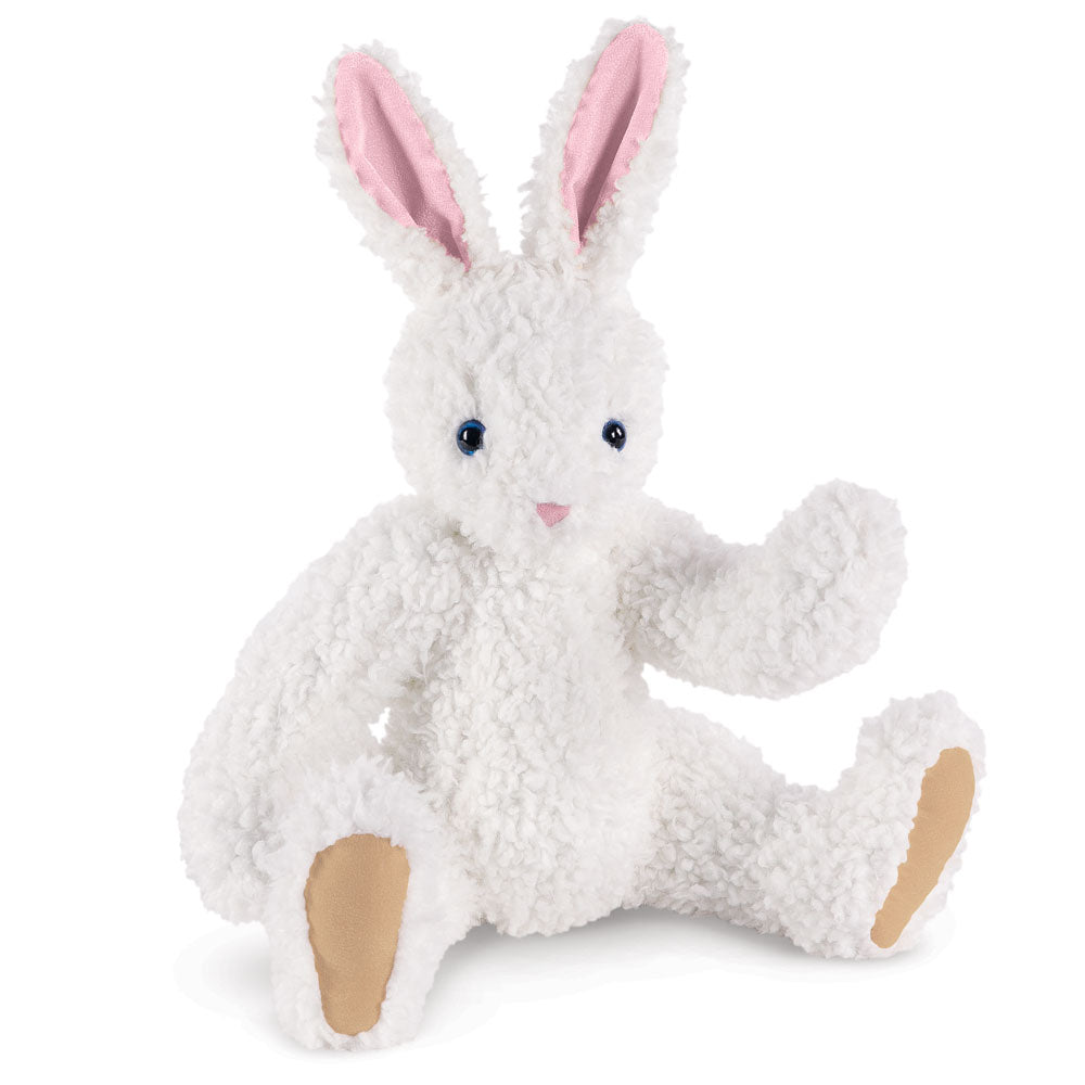 16 In. Classic Curly White Bunny Rabbit、mySite、g9winljtr