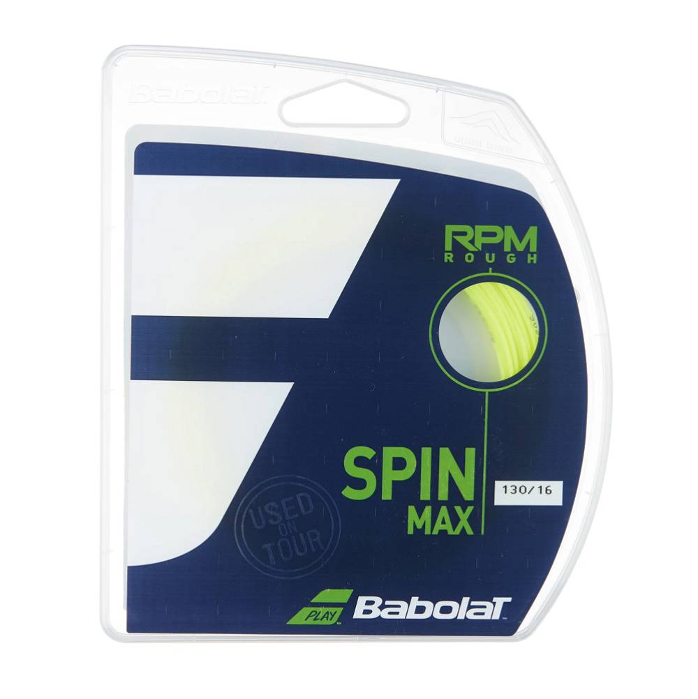 Babolat RPM Rough 16/1.30 Tennis String (Yellow)