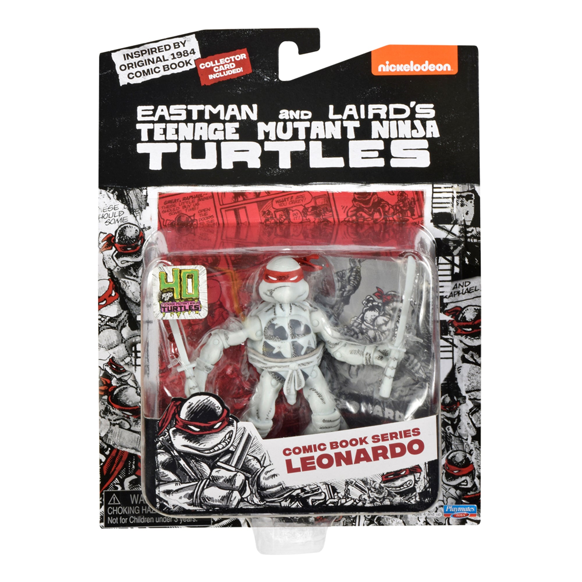 Teenage Mutant Ninja Turtles Classic Comic Book Series Black and White Turtles Action Figure 4-Pack、mySite、hgirdovlk