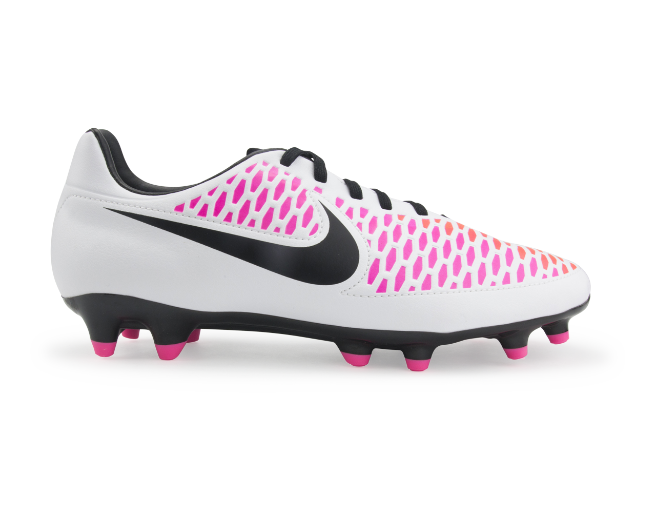 Nike Men's Magista Onda FG White/Black/Pink Blast、mySite、bottomscart