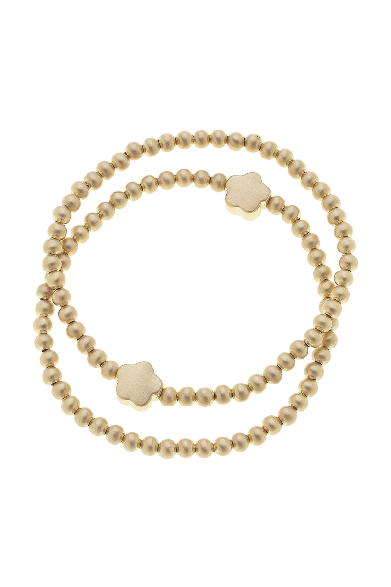 Isa Flower Ball Bead Stretch Bracelet Set、mySite、hinf8tx79