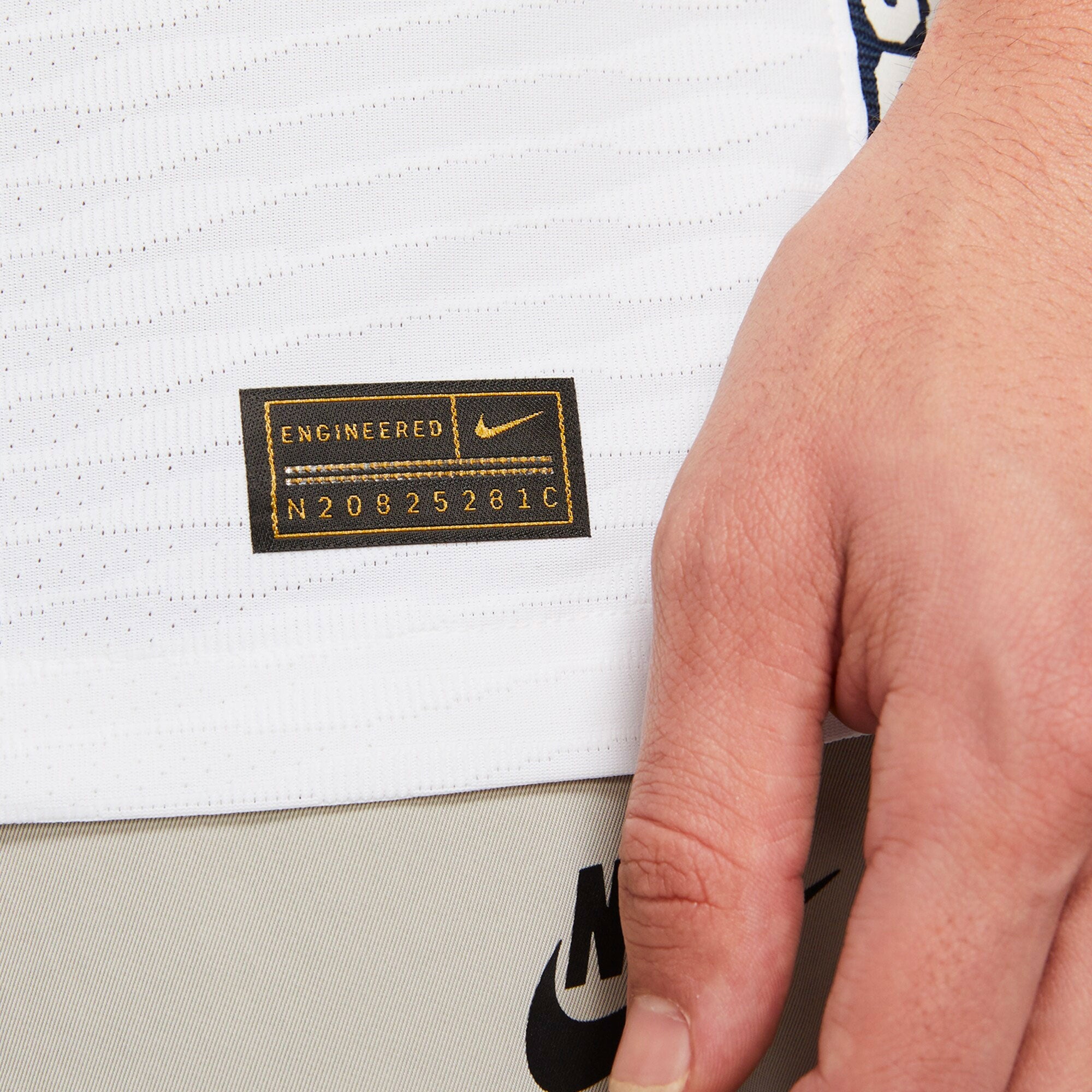 Nike Men's Pumas UNAM 2021/22 Dri-Fit ADV Home Match Jersey White/Gold、mySite、noshort