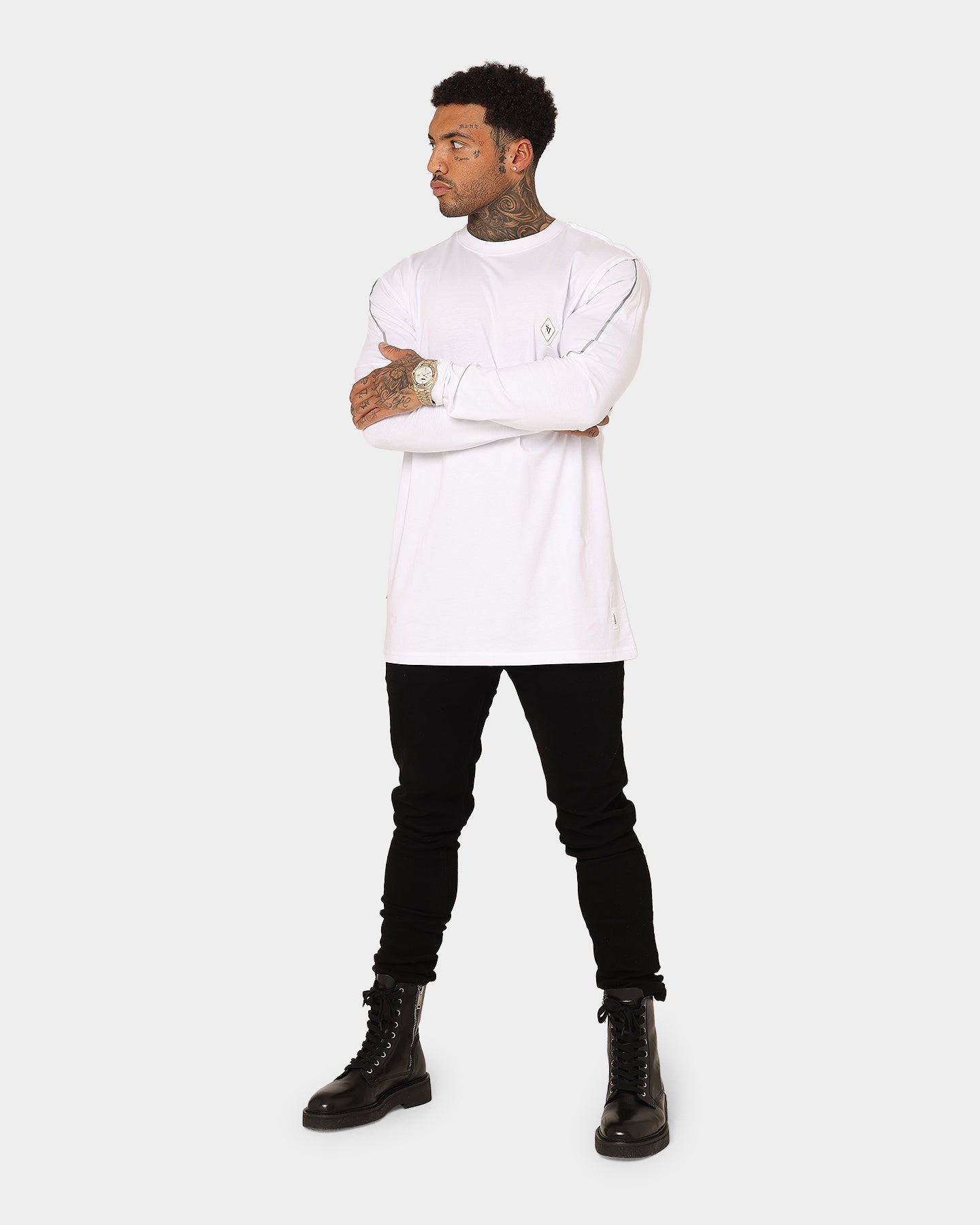 Saint Morta Polaris Long Sleeve T-Shirt White/3M、mySite、zt4zffjzw